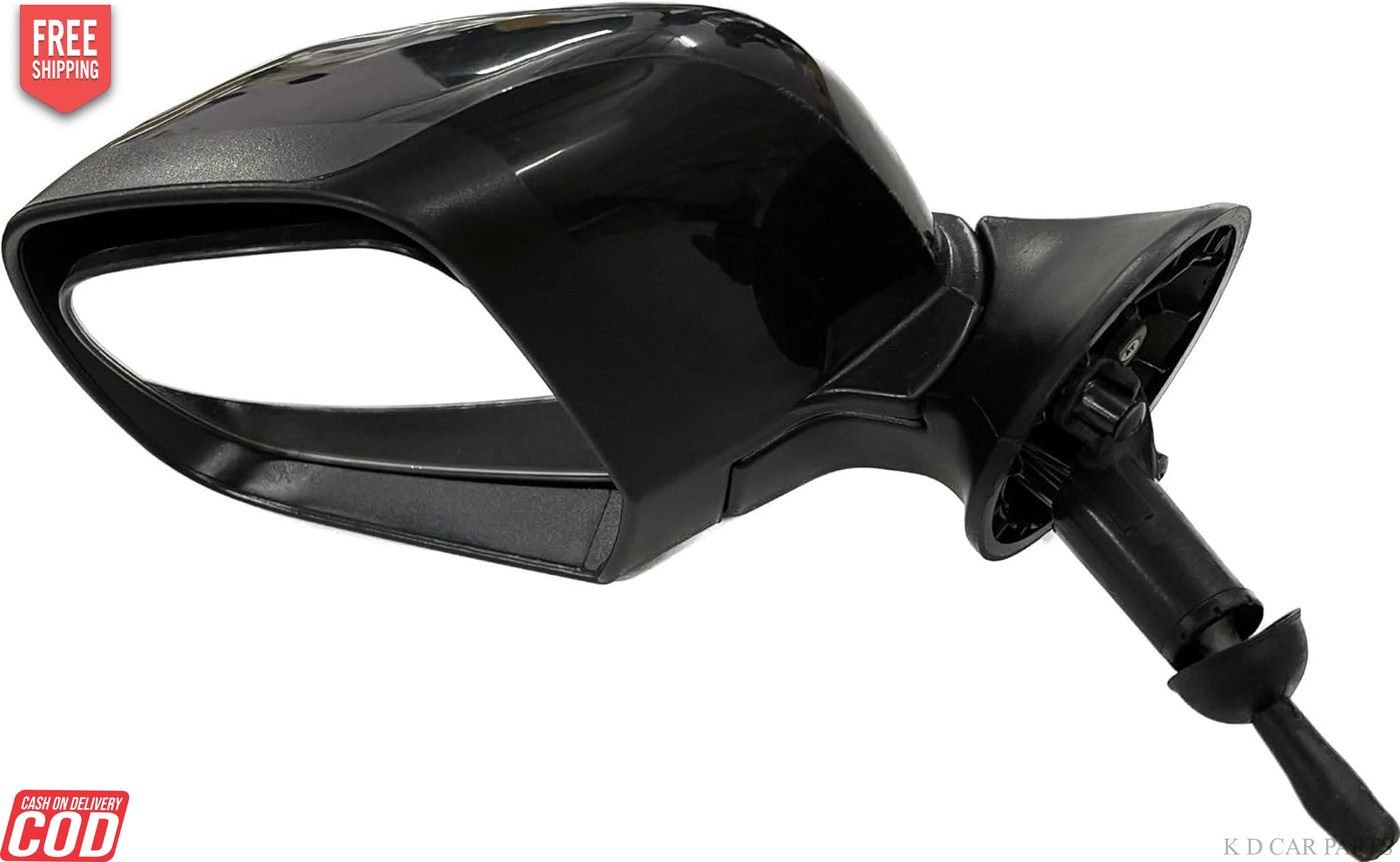 K D Side/Door Mirror for Renault Duster/Verito/Terrano Adjustable(Black) - Image 5