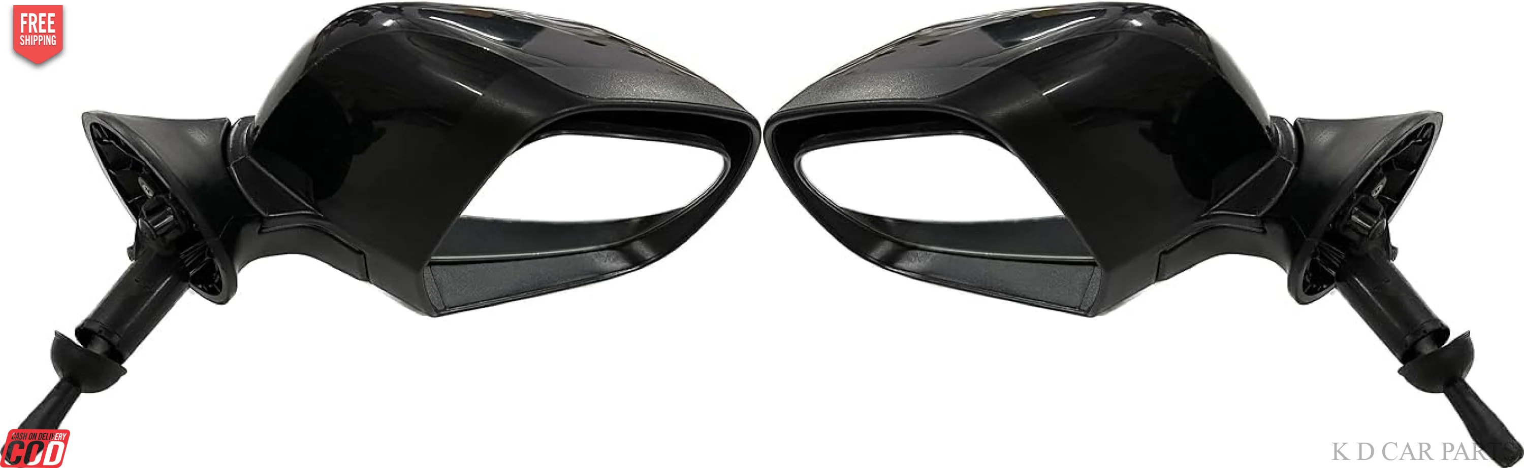 K D Side/Door Mirror for Renault Duster/Verito/Terrano Adjustable(Black) - Image 8