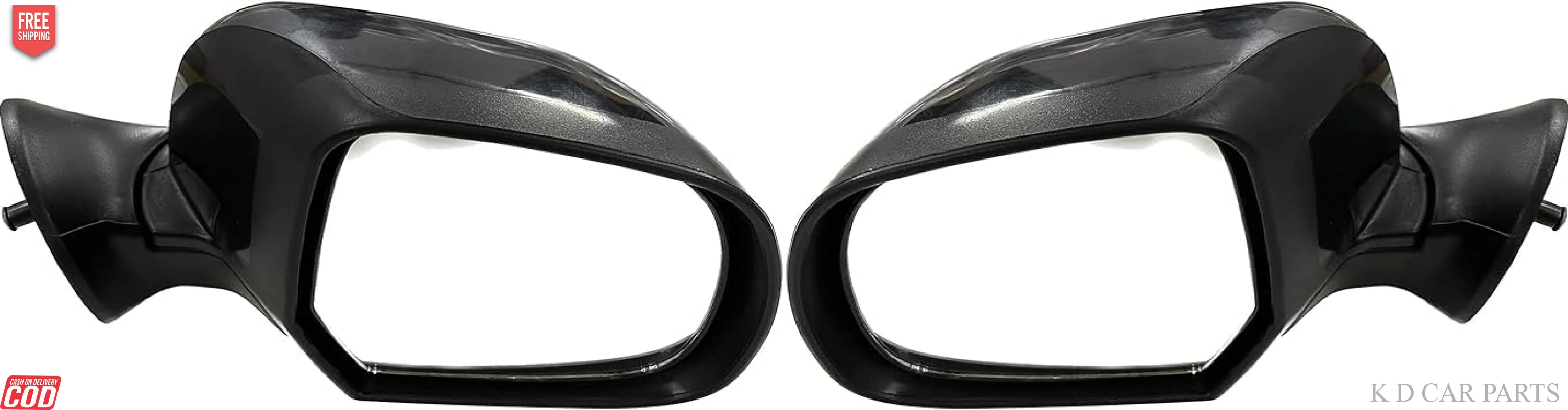 K D Side/Door Mirror for Renault Duster/Verito/Terrano Non- Adjustable(Black) - Image 10