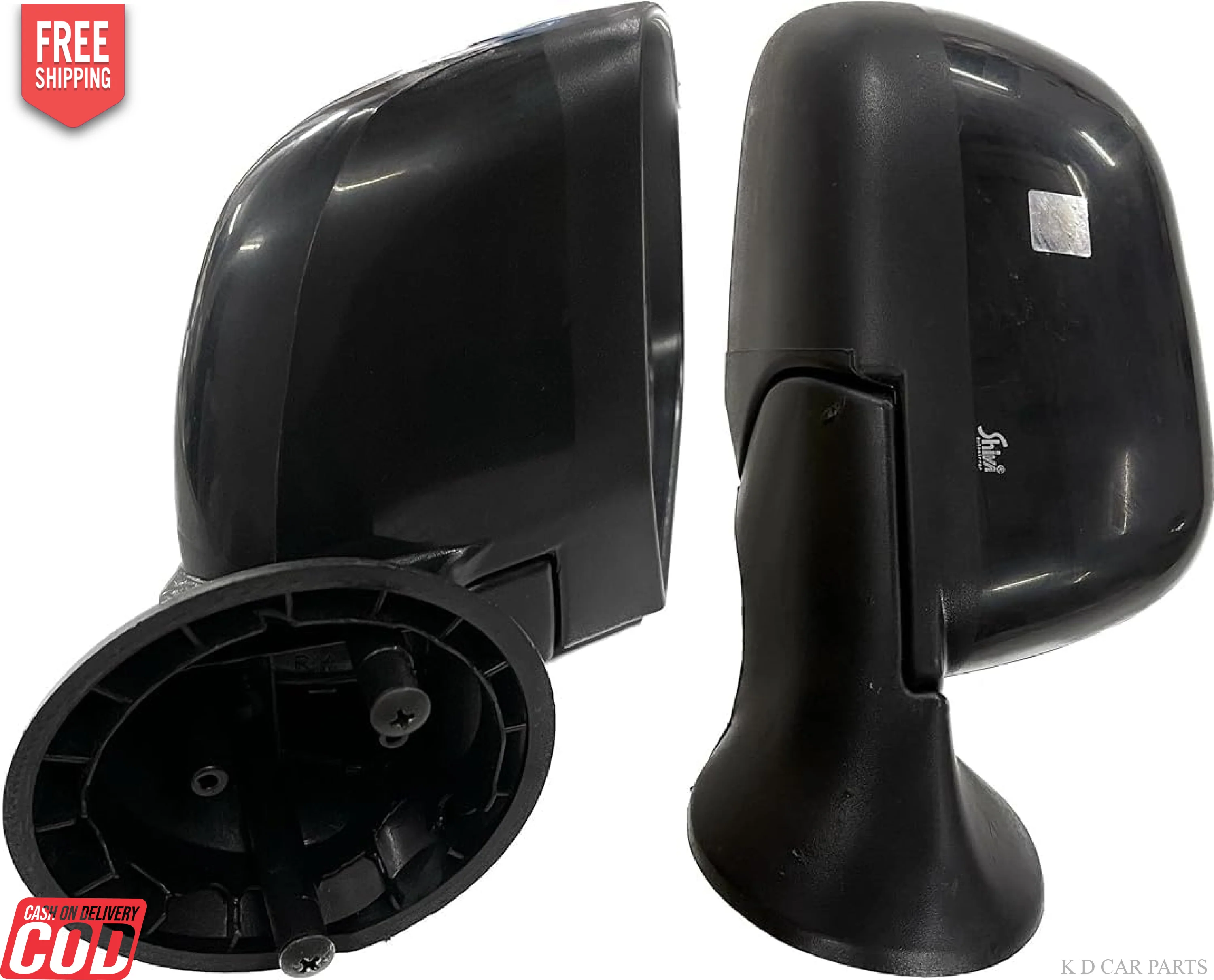 K D Side/Door Mirror for Renault Duster/Verito/Terrano Non- Adjustable(Black) - Image 11