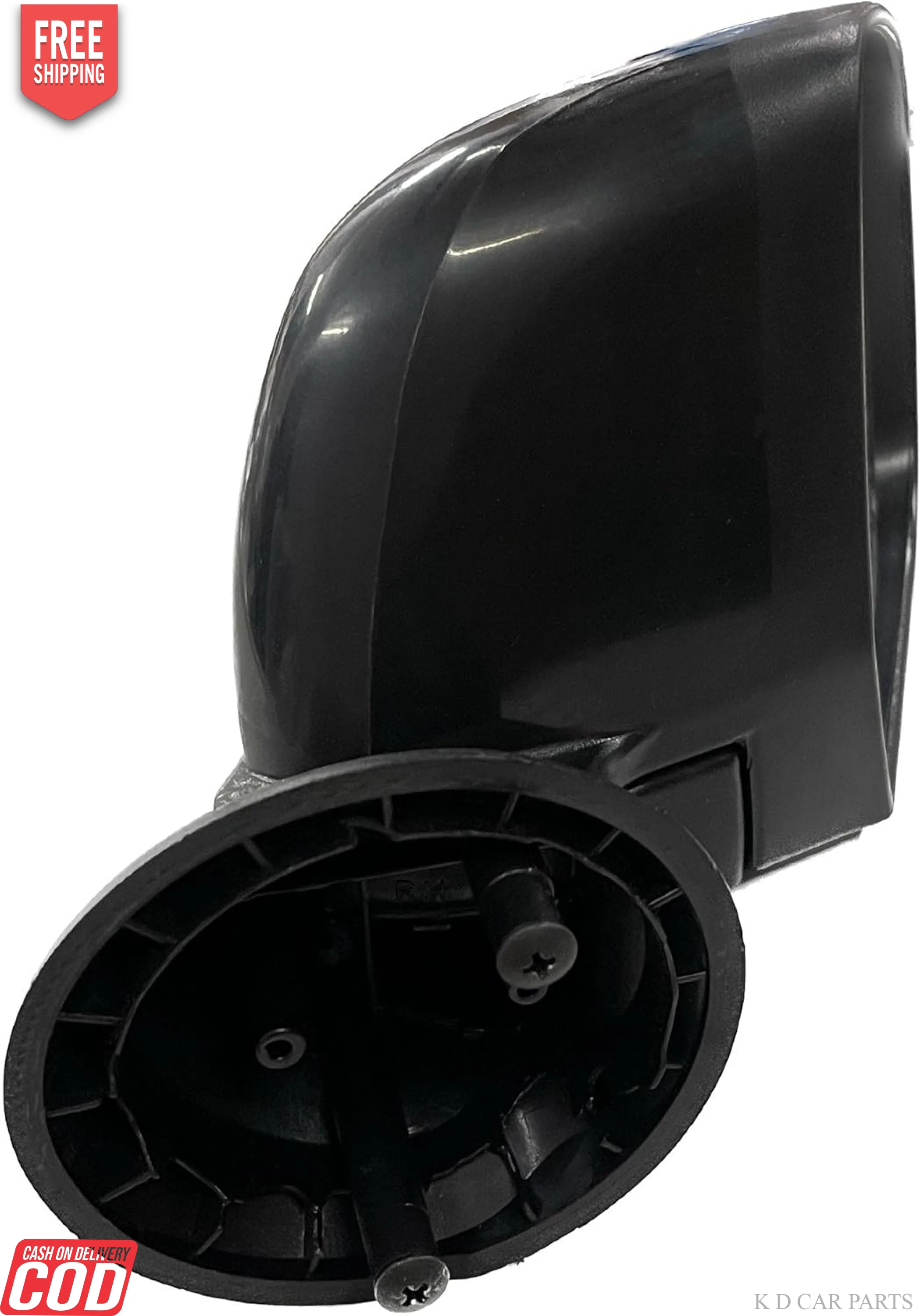 K D Side/Door Mirror for Renault Duster/Verito/Terrano Non- Adjustable(Black) - Image 4