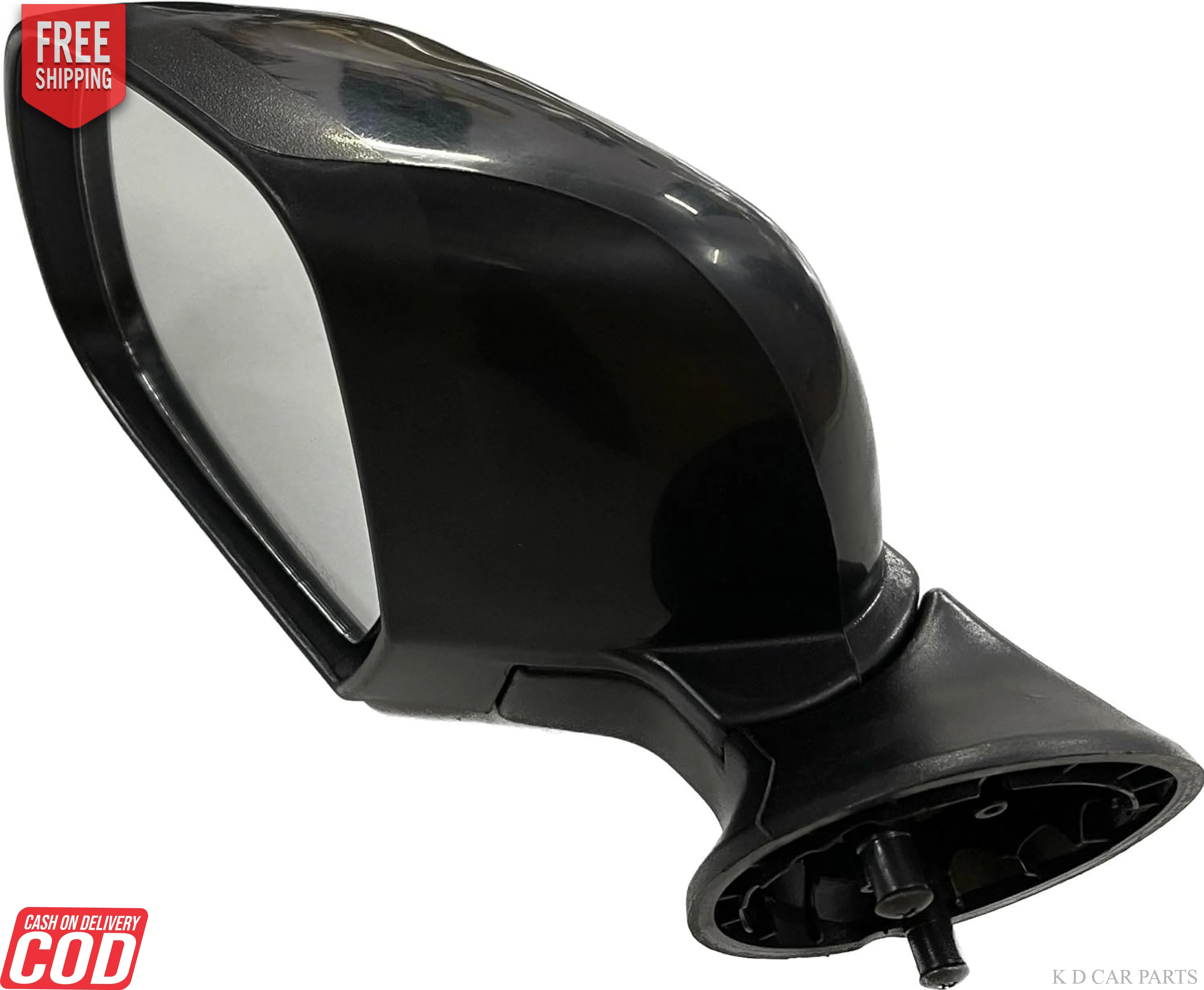 K D Side/Door Mirror for Renault Duster/Verito/Terrano Non- Adjustable(Black) - Image 6