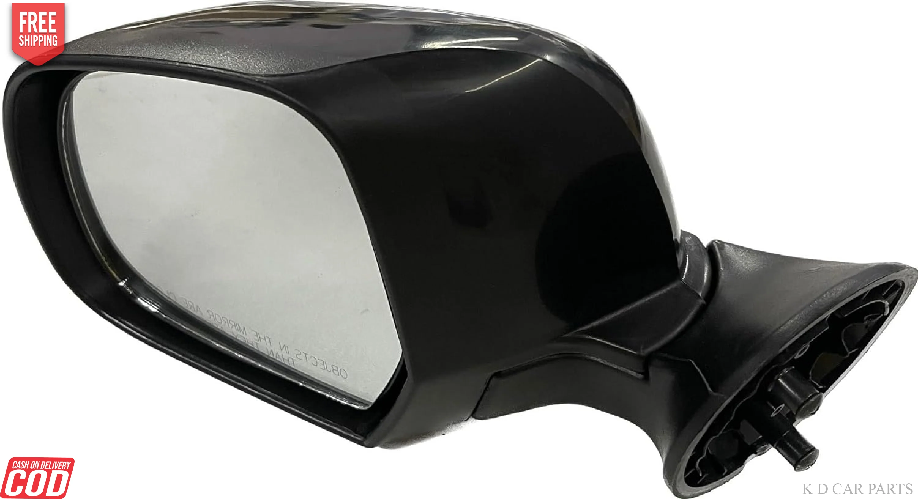 K D Side/Door Mirror for Renault Duster/Verito/Terrano Non- Adjustable(Black) - Image 7