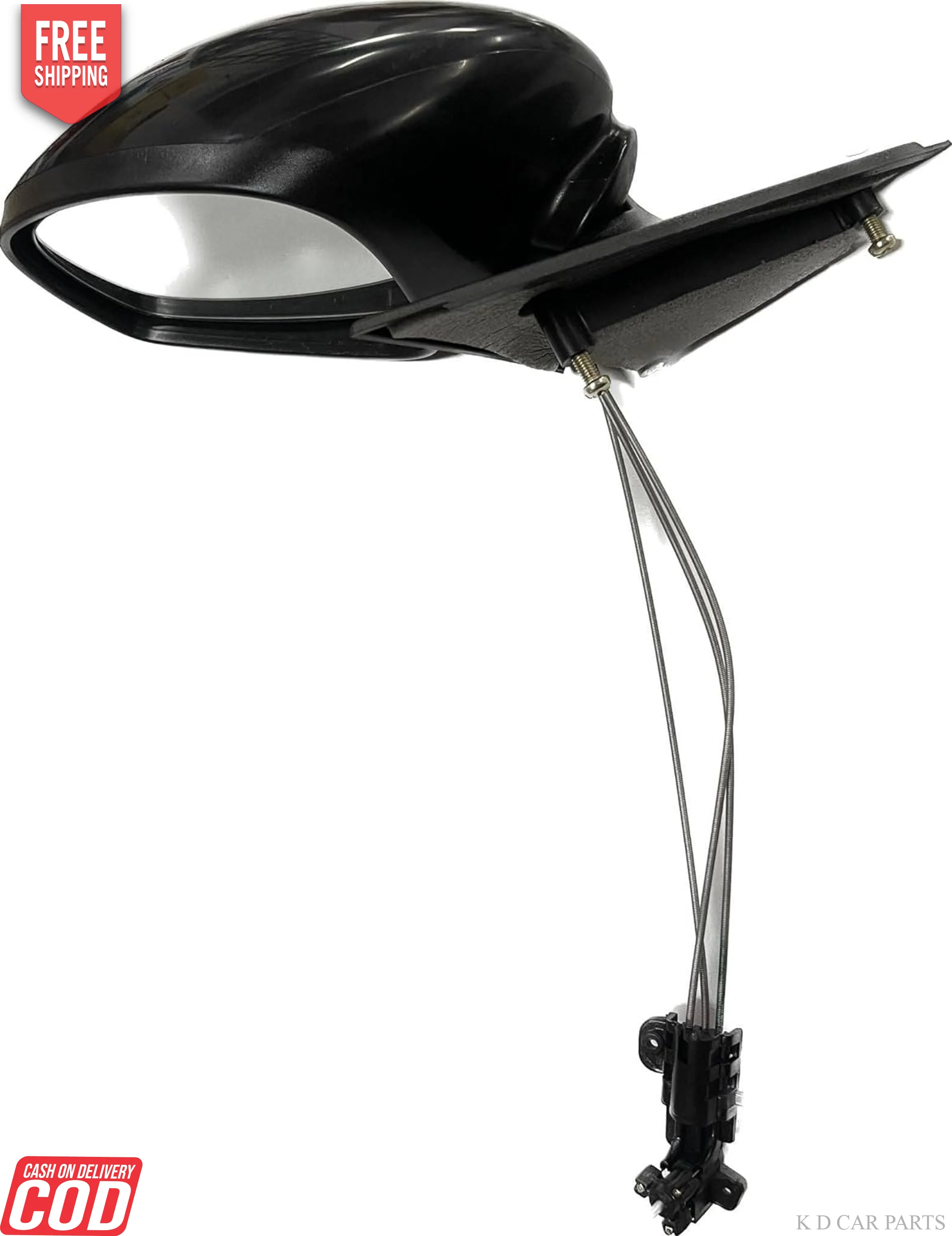 K D Side/Door Mirror for Skoda Fabia (Black) - Image 5