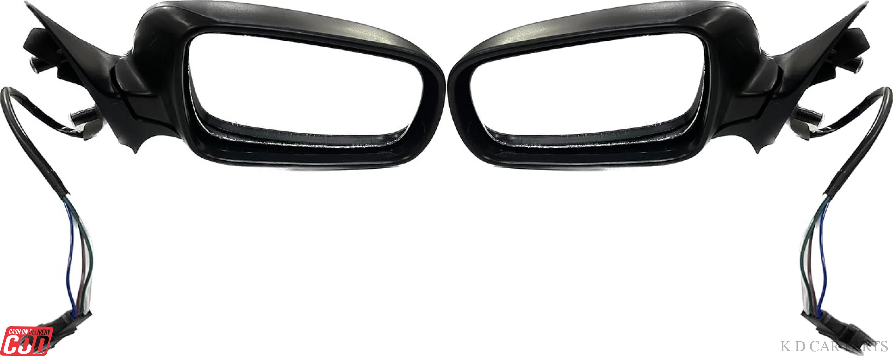 K D Side/Door Mirror for Skoda Octavia  BLACK ORVM (5 Wire With Coupler) - Image 3