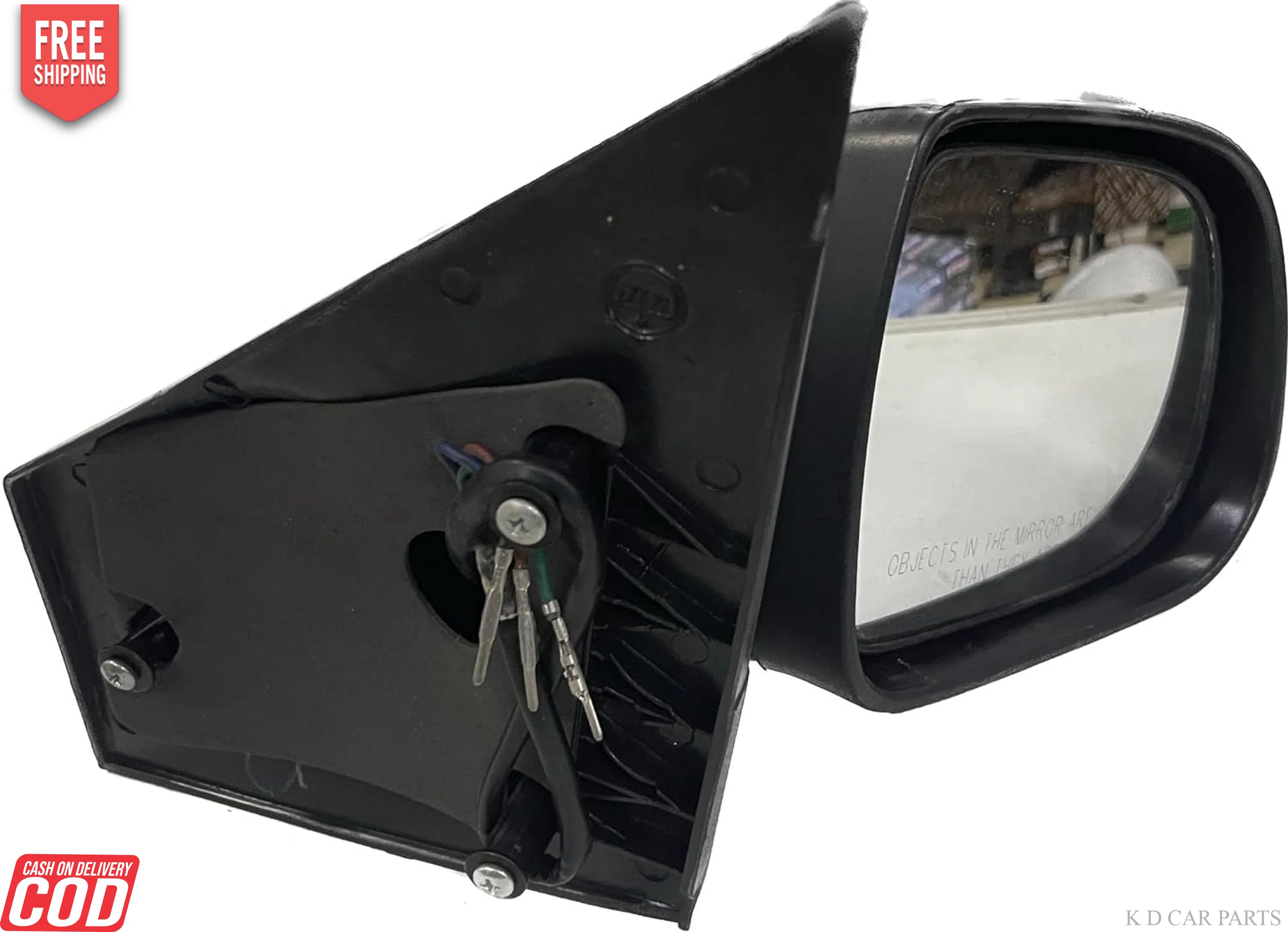 K D Side/Door Mirror for Tata Indica Vista/Manza MOTORISED with coupler - Image 3