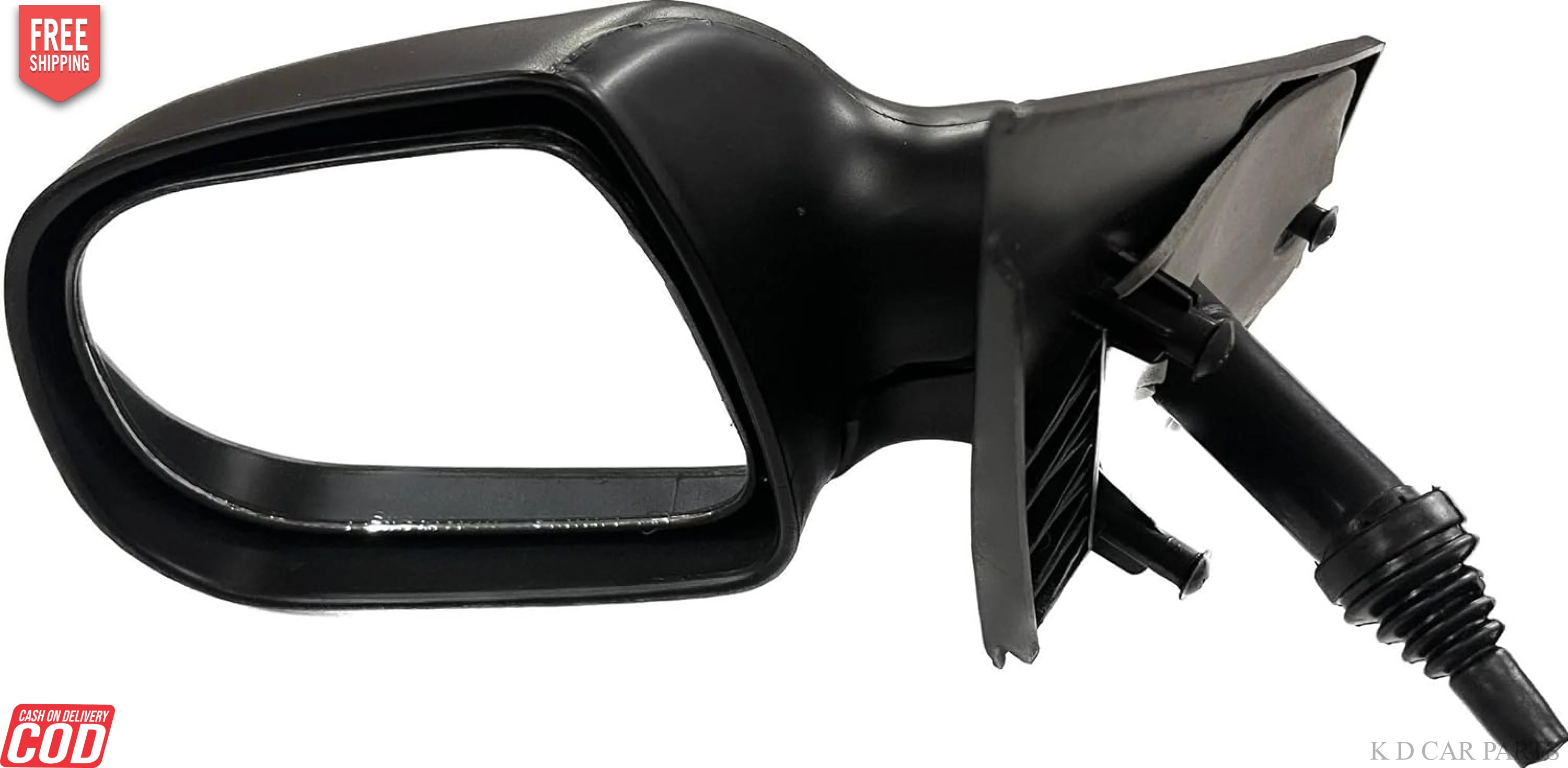 K D Side/Door Mirror for Tata Indica Vista/Manza VX Adjustable(Black) - Image 2