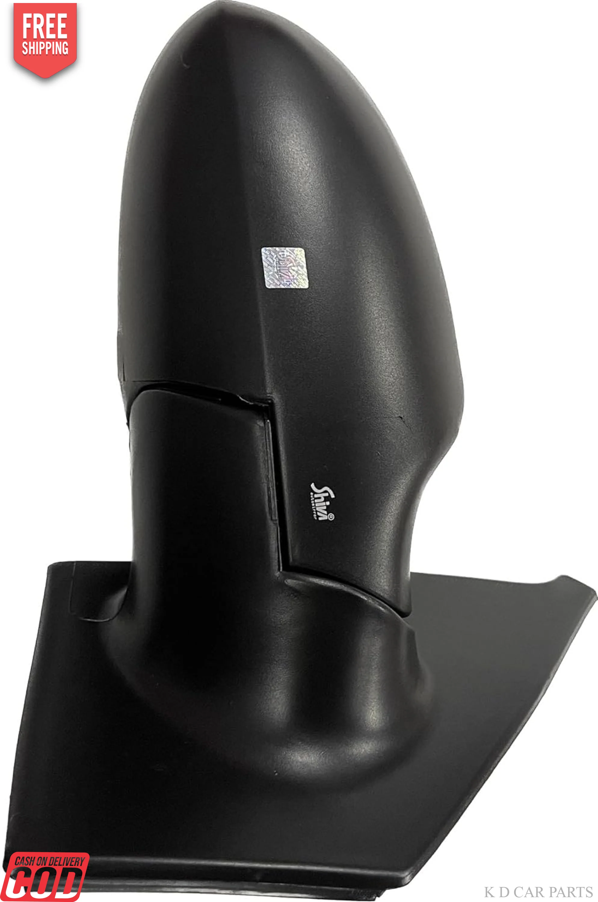 K D Side/Door Mirror for Tata Indigo/Indica Adjustable Without Chrome(Black) - Image 2