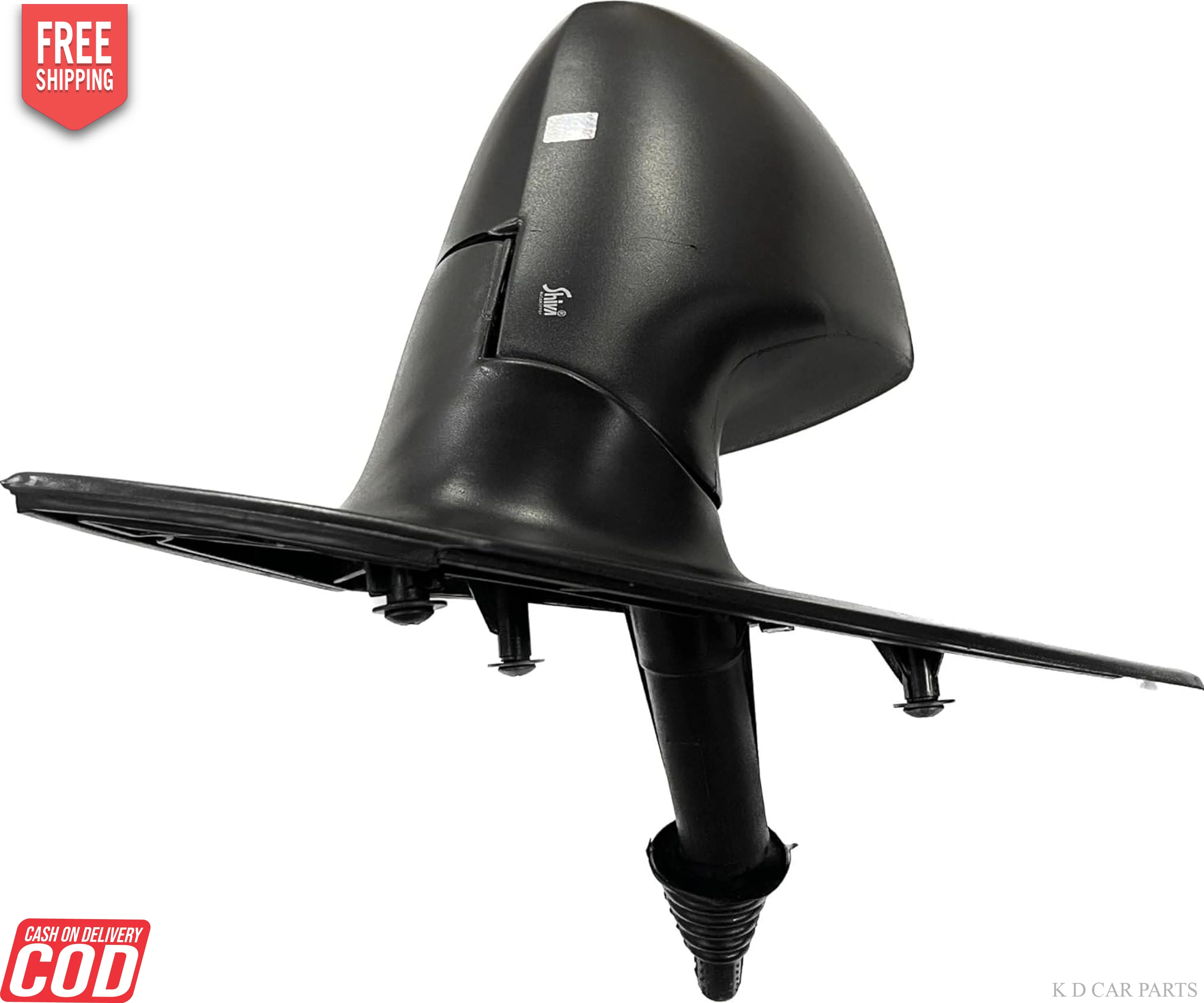 K D Side/Door Mirror for Tata Indigo/Indica Adjustable Without Chrome(Black) - Image 3