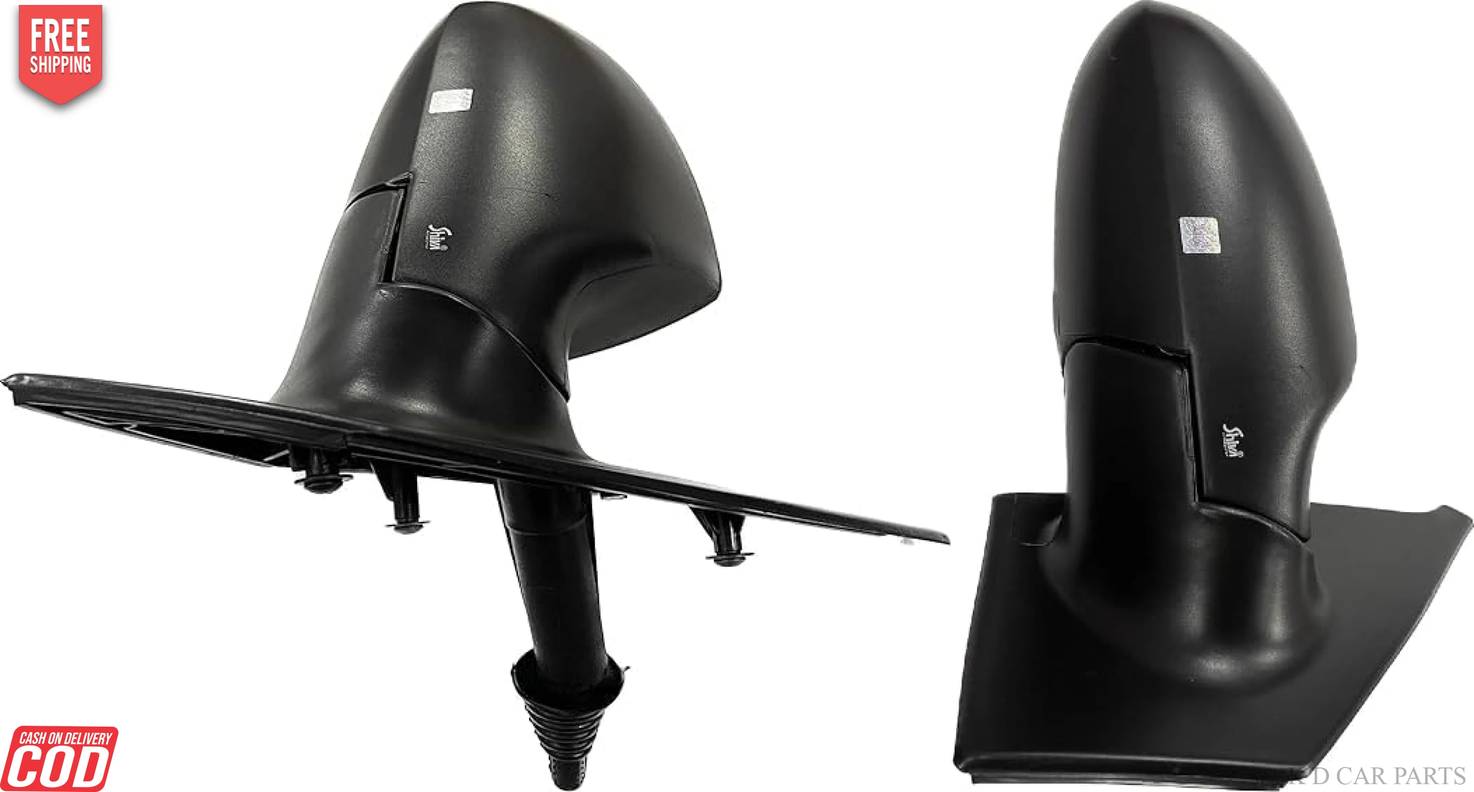 K D Side/Door Mirror for Tata Indigo/Indica Adjustable Without Chrome(Black) - Image 8