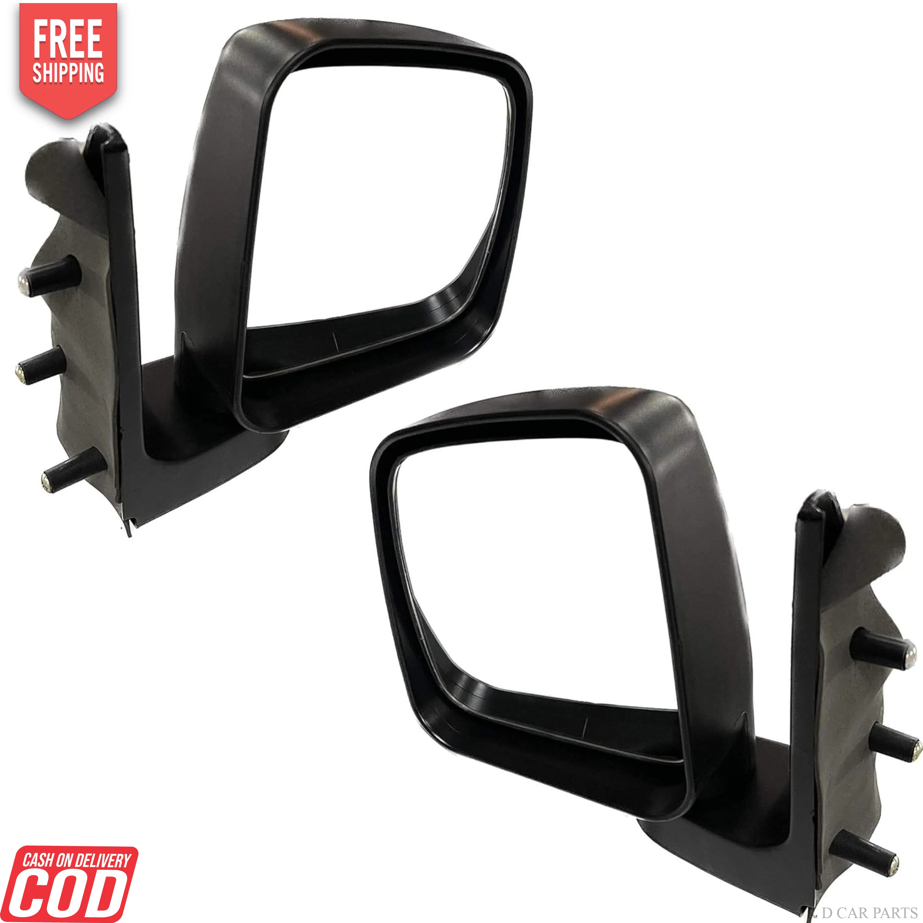 K D Side/Door Mirror for Tata Super Ace (Black)
