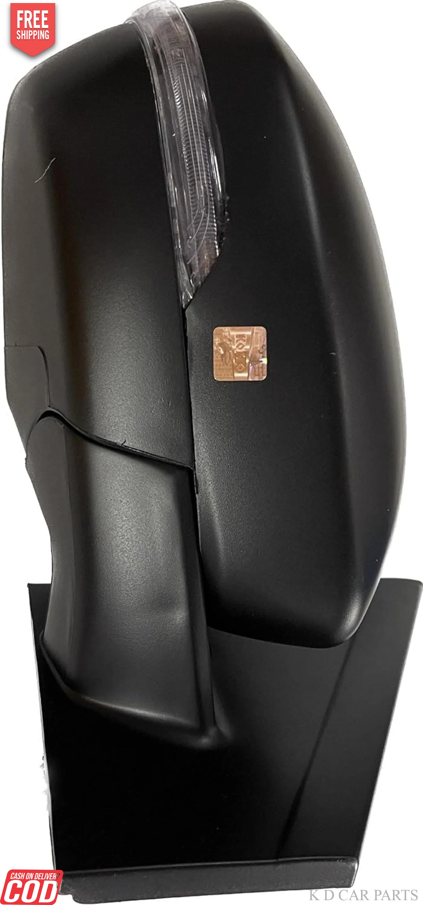 K D Side/Door Mirror for Tata Zest/Bolt Motor Plus Indicator (Black) NON-AUTOFOLD WITH COUPLER - Image 6