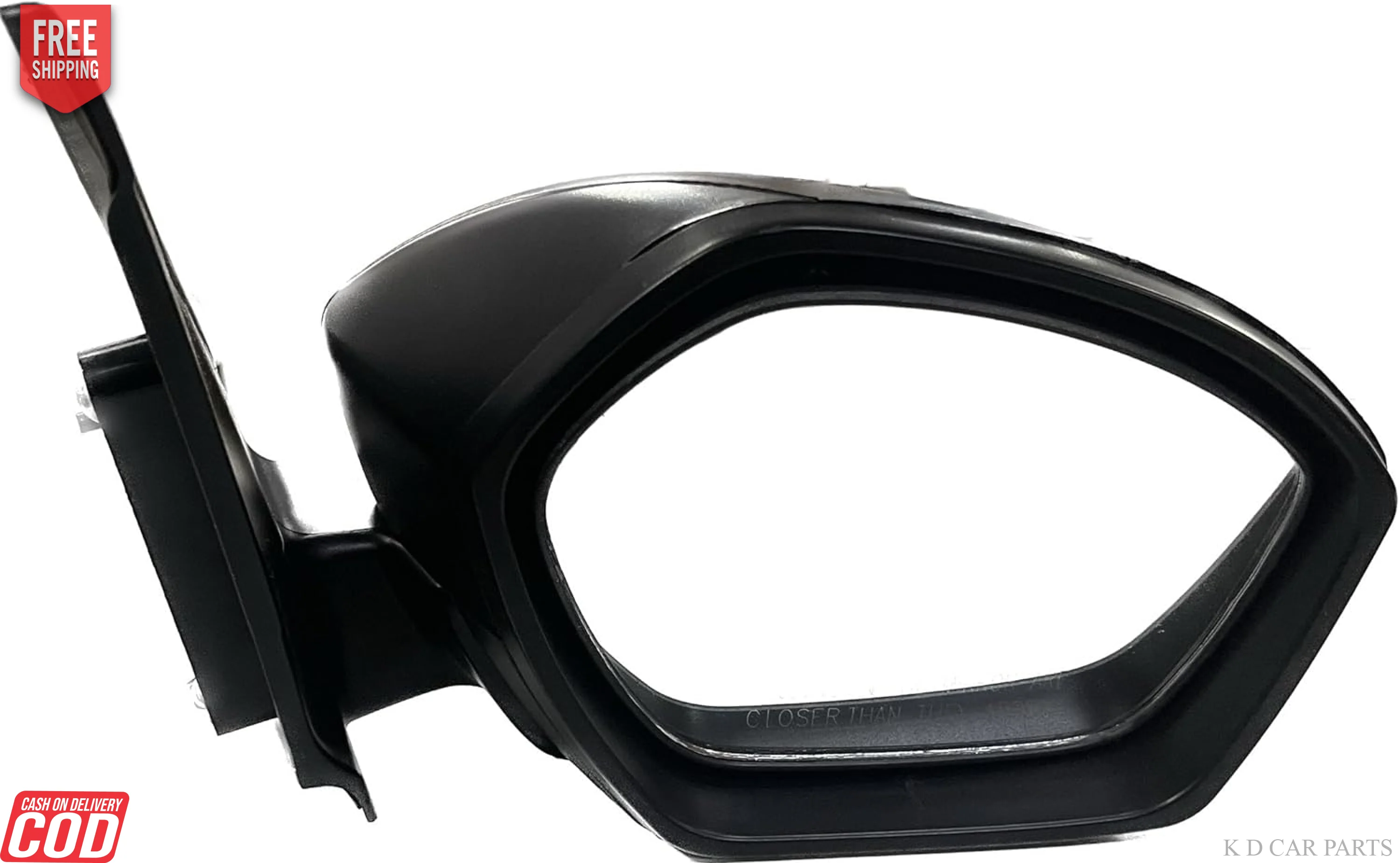K D Side/Door Mirror for Tata Zest/Bolt Motorised  WITH COUPLER