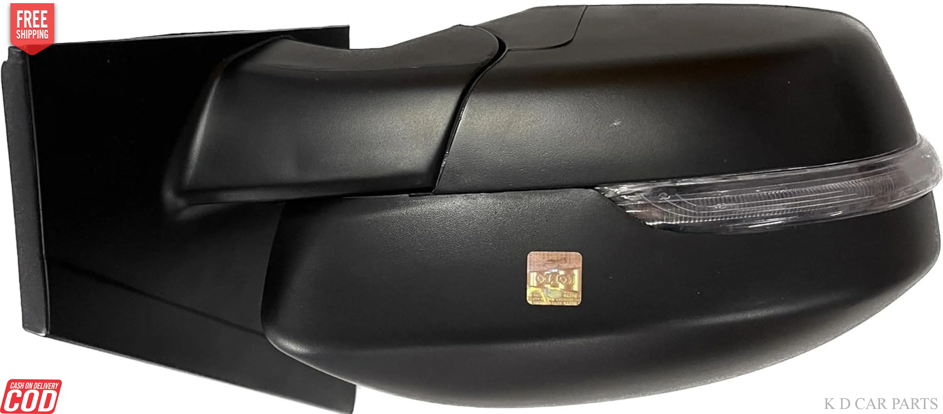 K D Side/Door Mirror for Tata Zest/Bolt VX Indicator (Black) with coupler - Image 7
