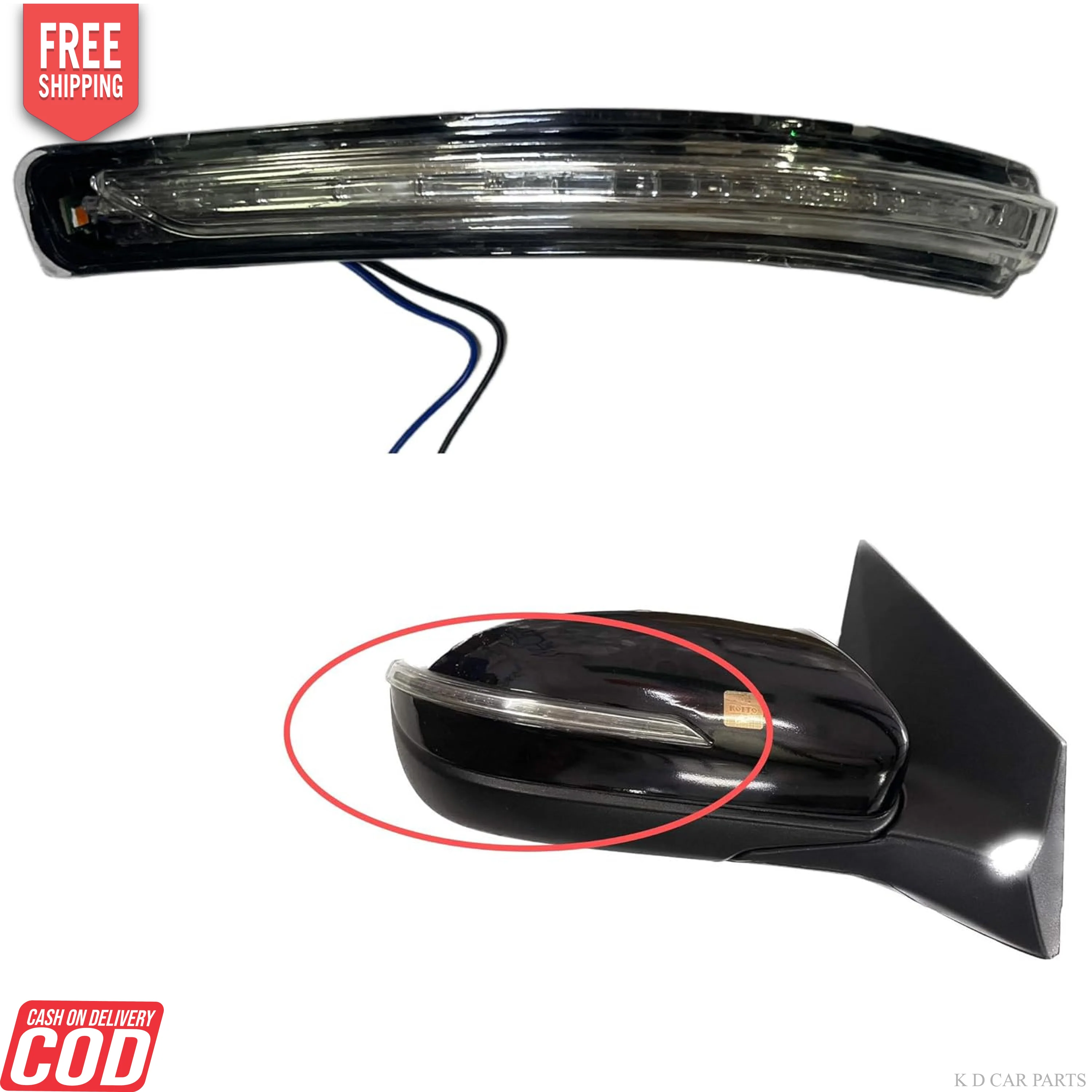 K D Side/Door Mirror Indicator for Hyundai I20 (2015-2020) - Image 5