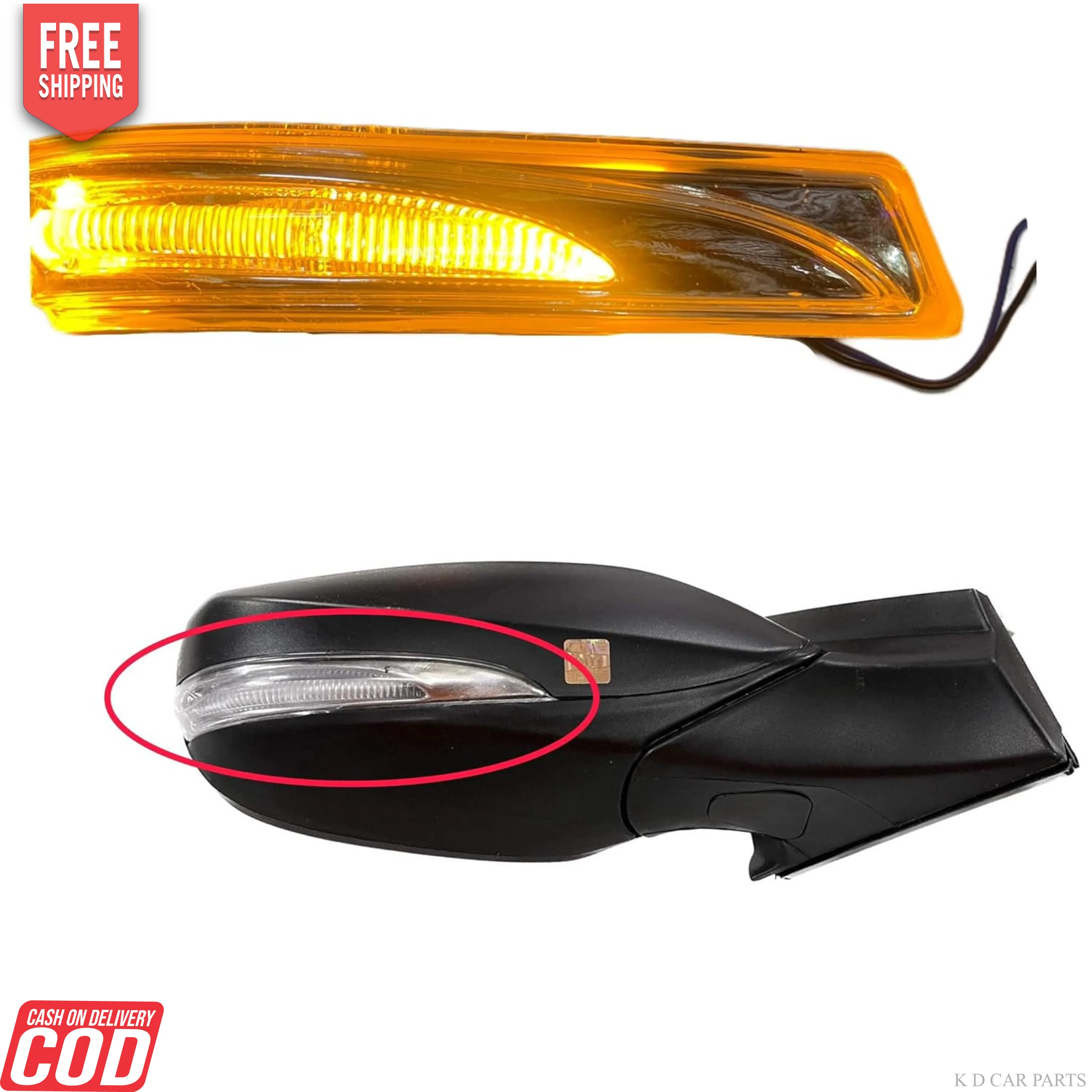 K D Side/Door Mirror Indicator for Hyundai Verna Fluidic (2011-2017) - Image 5