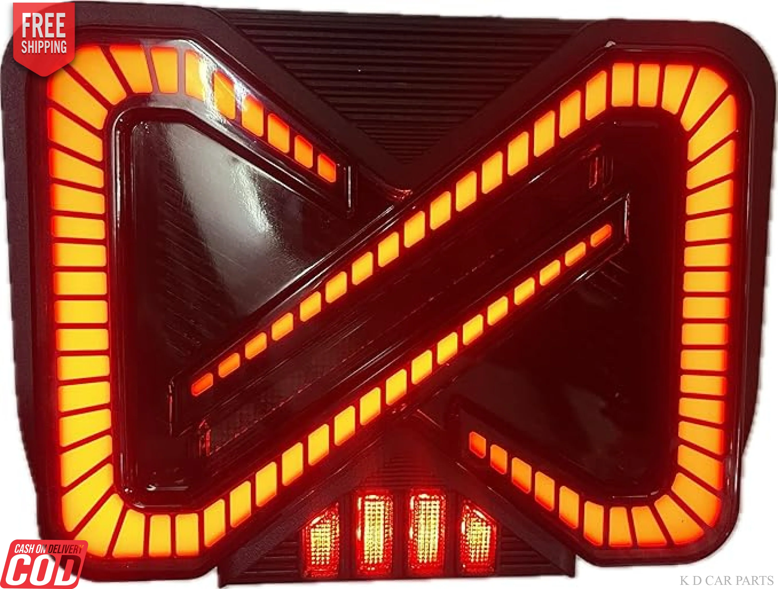 K D Smoky Black LED Taillight/Backlight For Mahindra THAR (SET) PAIR (Right & Left Both) - Image 3