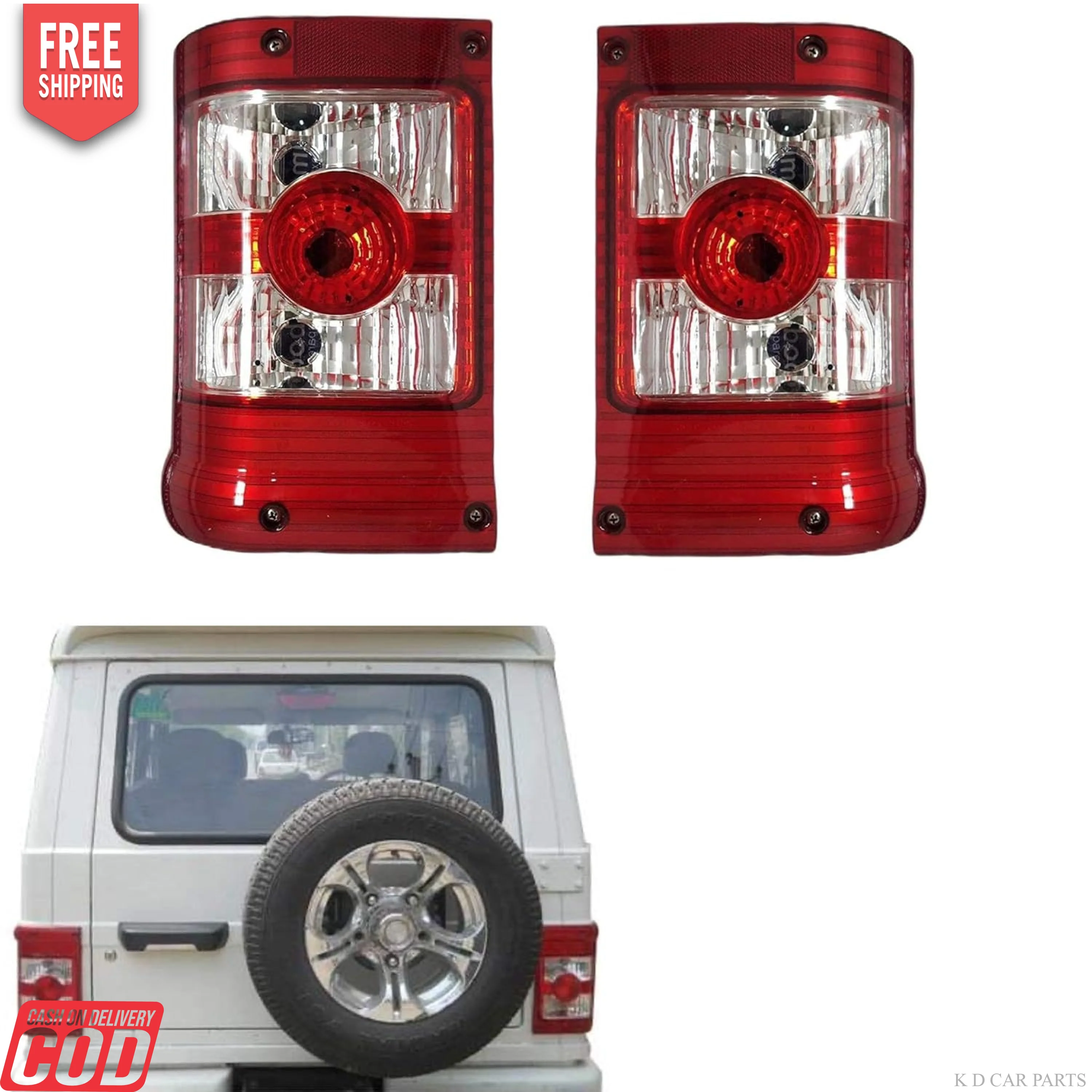 K D Tail light/Back light assembly For Mahindra Bolero Type 2 (2007-NOW) - Image 7