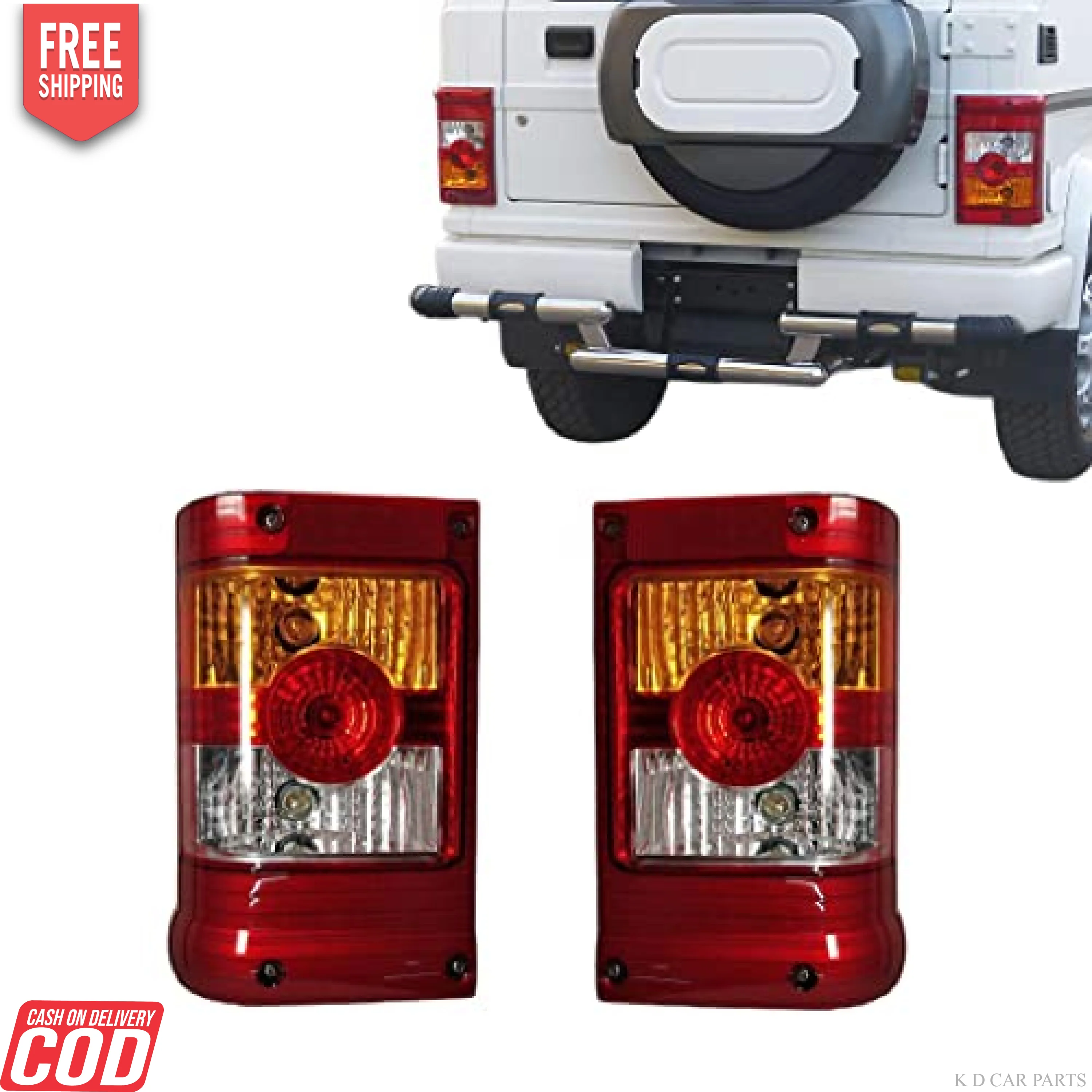 K D Tail light/Back light assembly For Mahindra Bolero Type 3 (2007-NOW) - Image 7