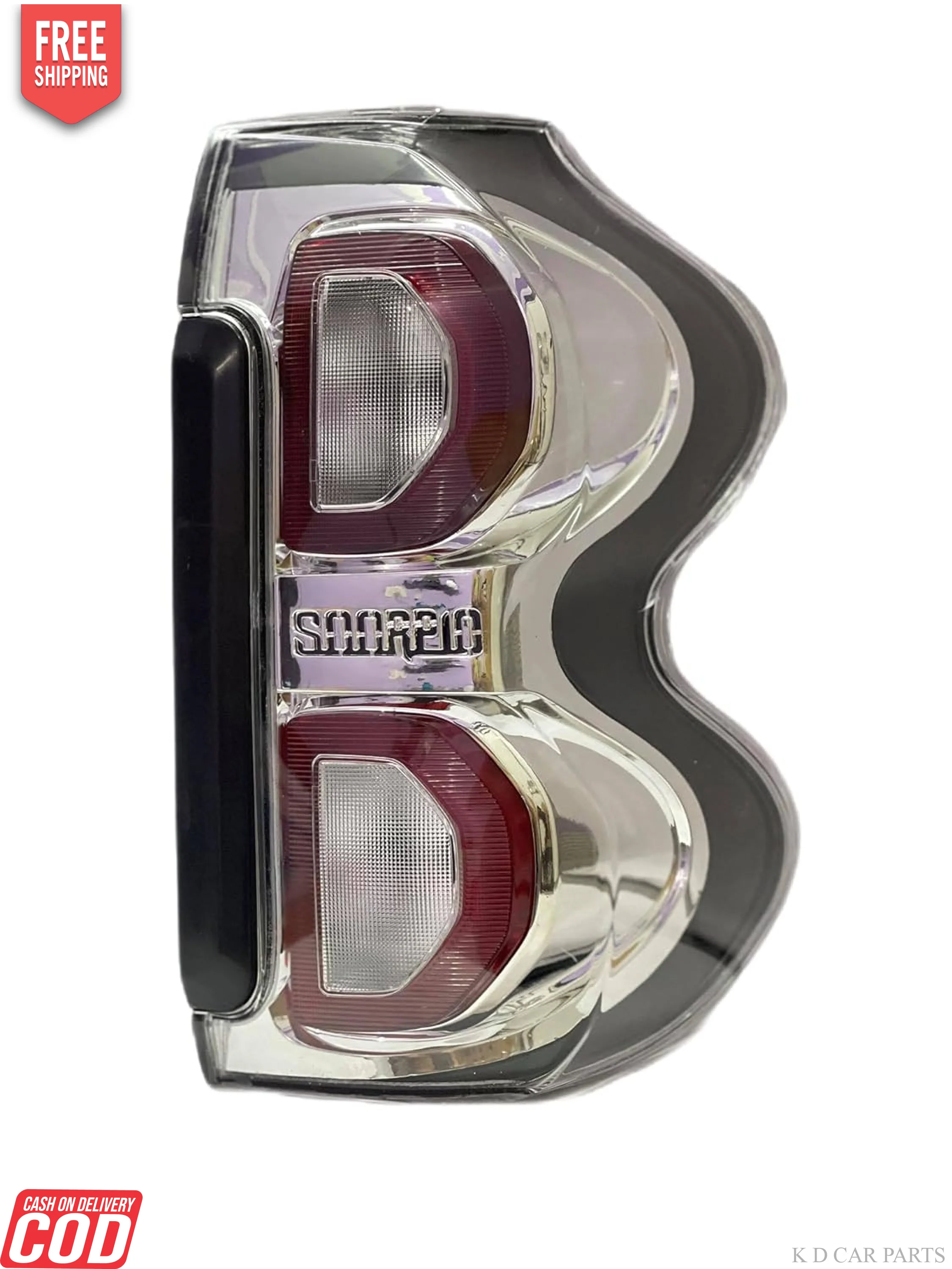 K D Taillight/Back Light For Mahindra Scorpio S10 White (Halogen)