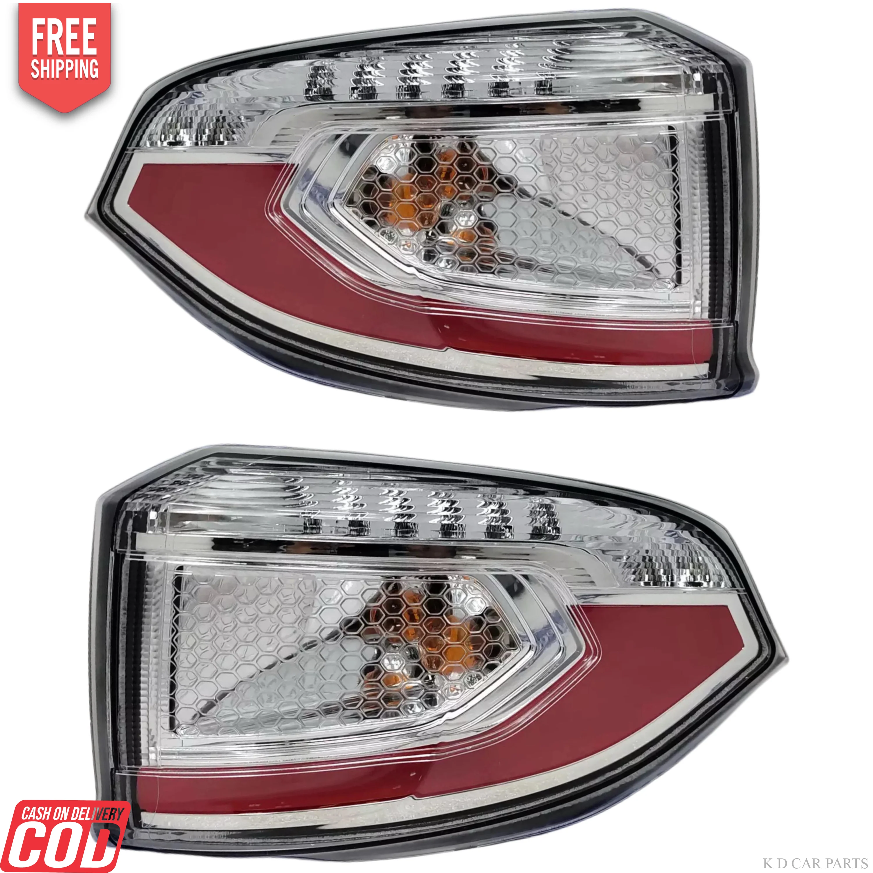 K D LED Taillight Assembly for Tata Tigor 2018-NOW TYPE 2