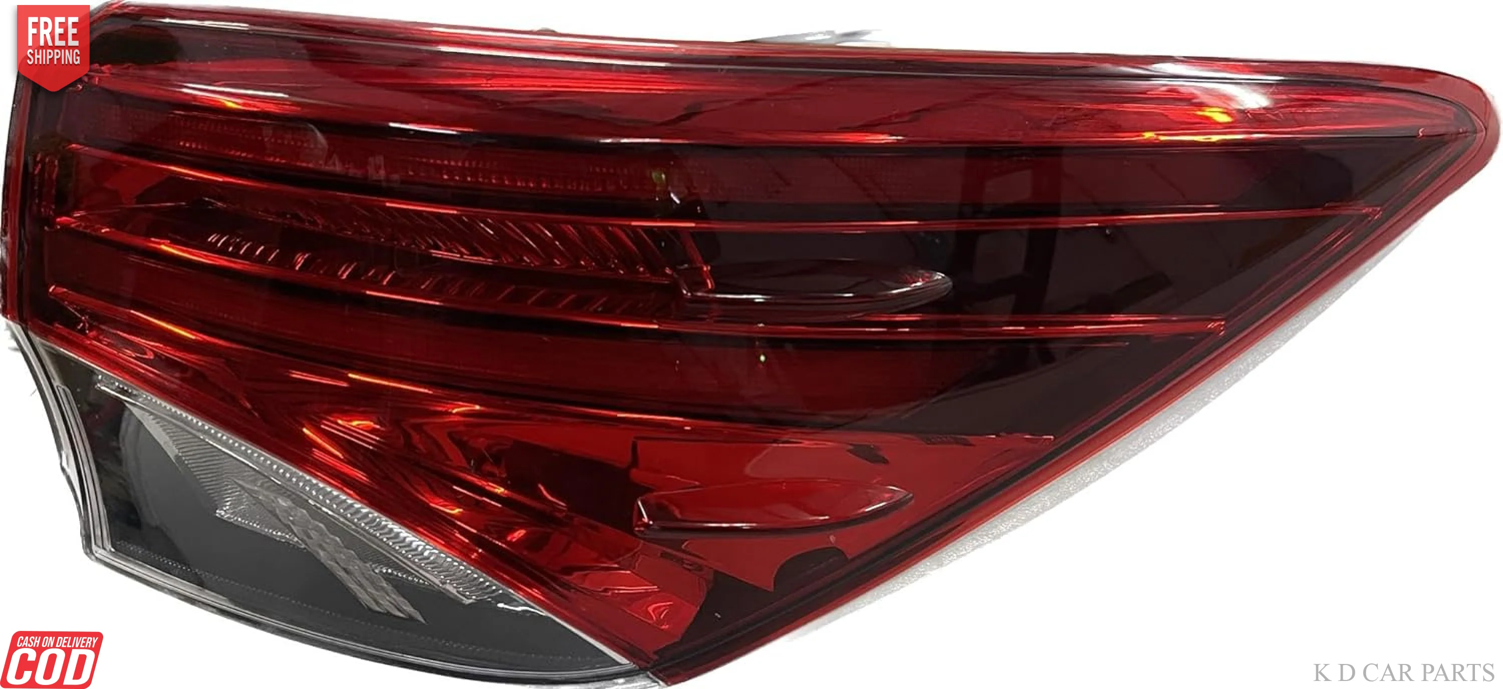 K D Taillight/Back light for Toyota Fortuner With Coupler 2016-2020