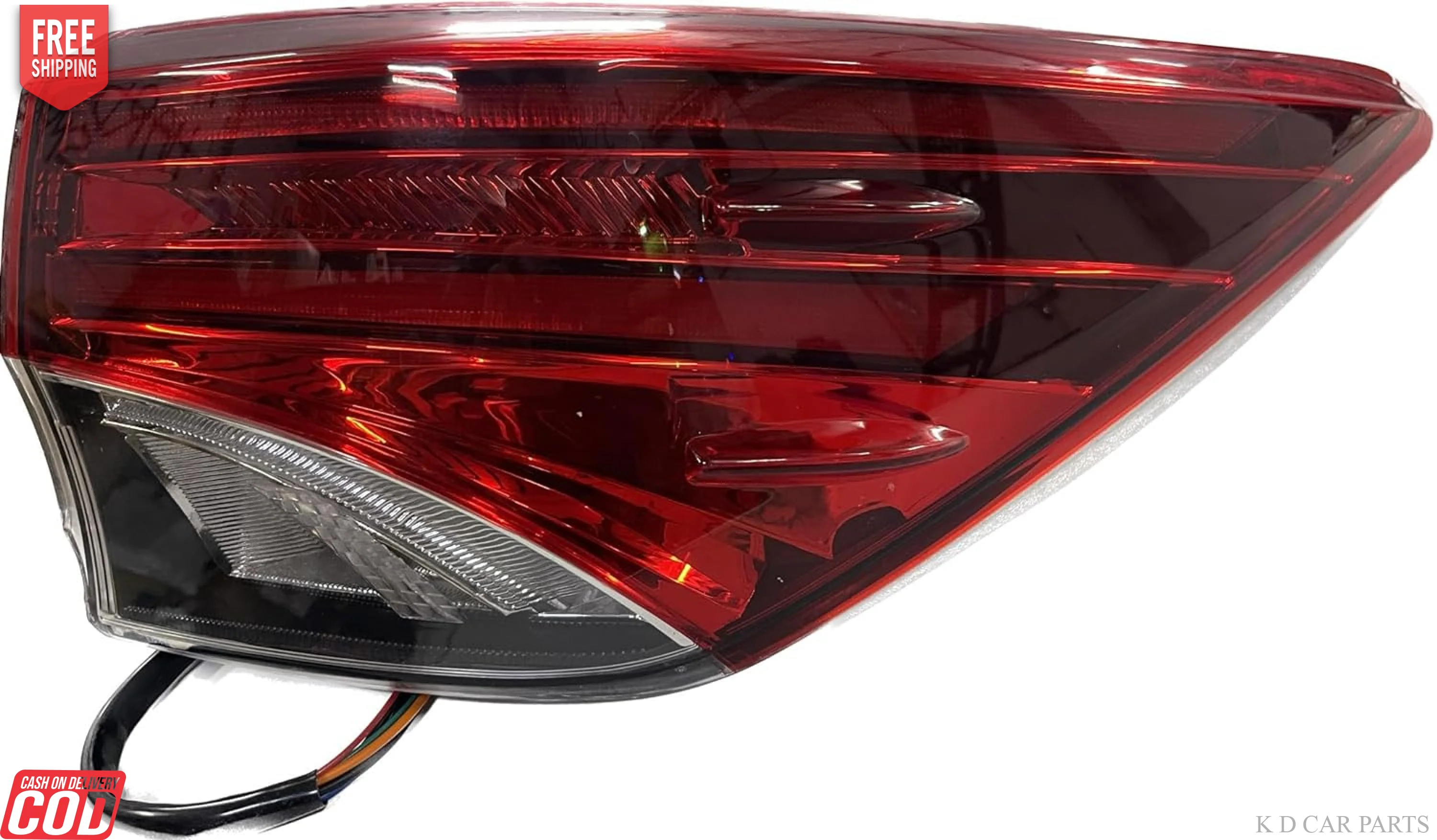 K D Taillight/Back light for Toyota Fortuner With Coupler 2016-2020 - Image 2