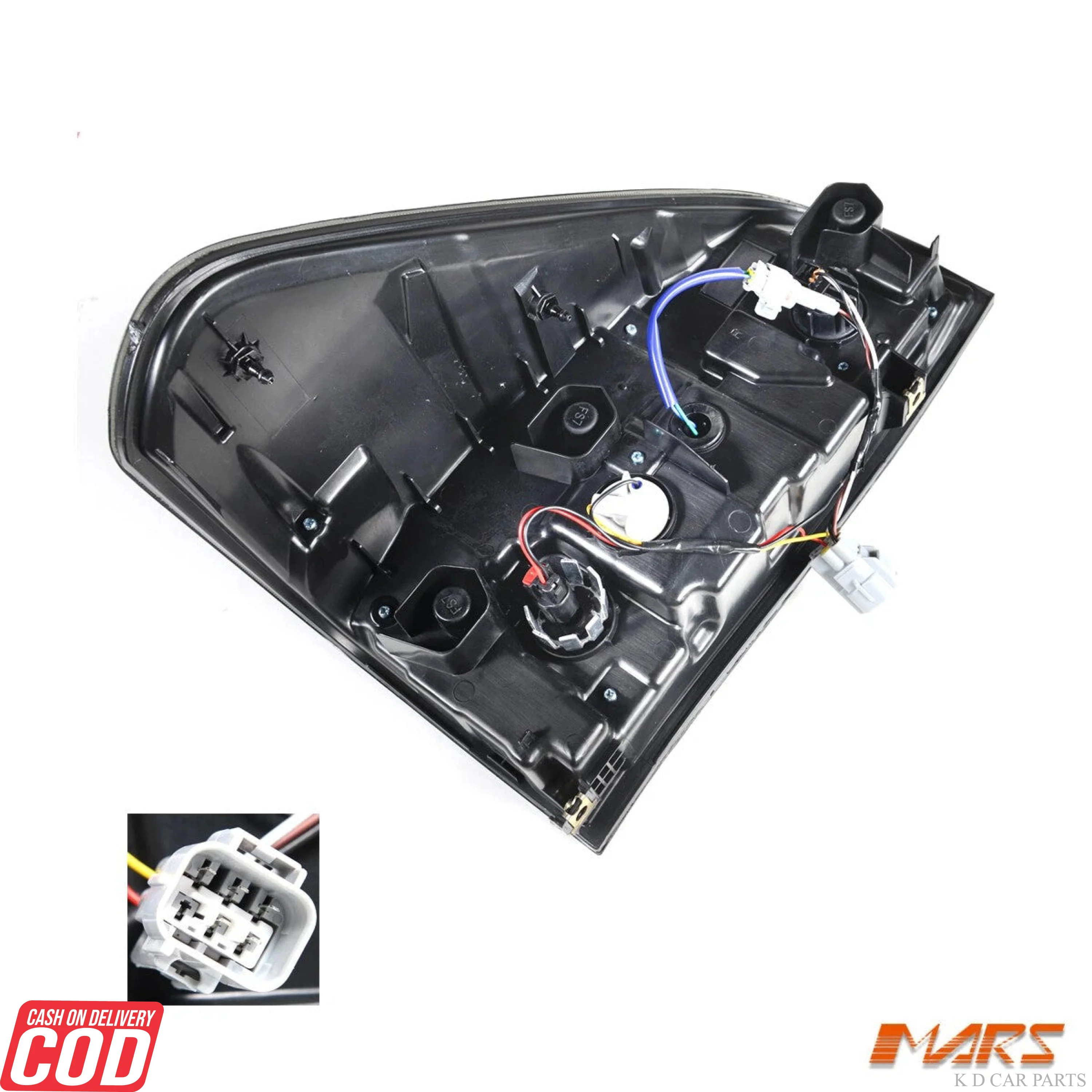 K D Taillight Backlight For Toyota Hilux 2022-Now (Smoky Black ) - Image 11