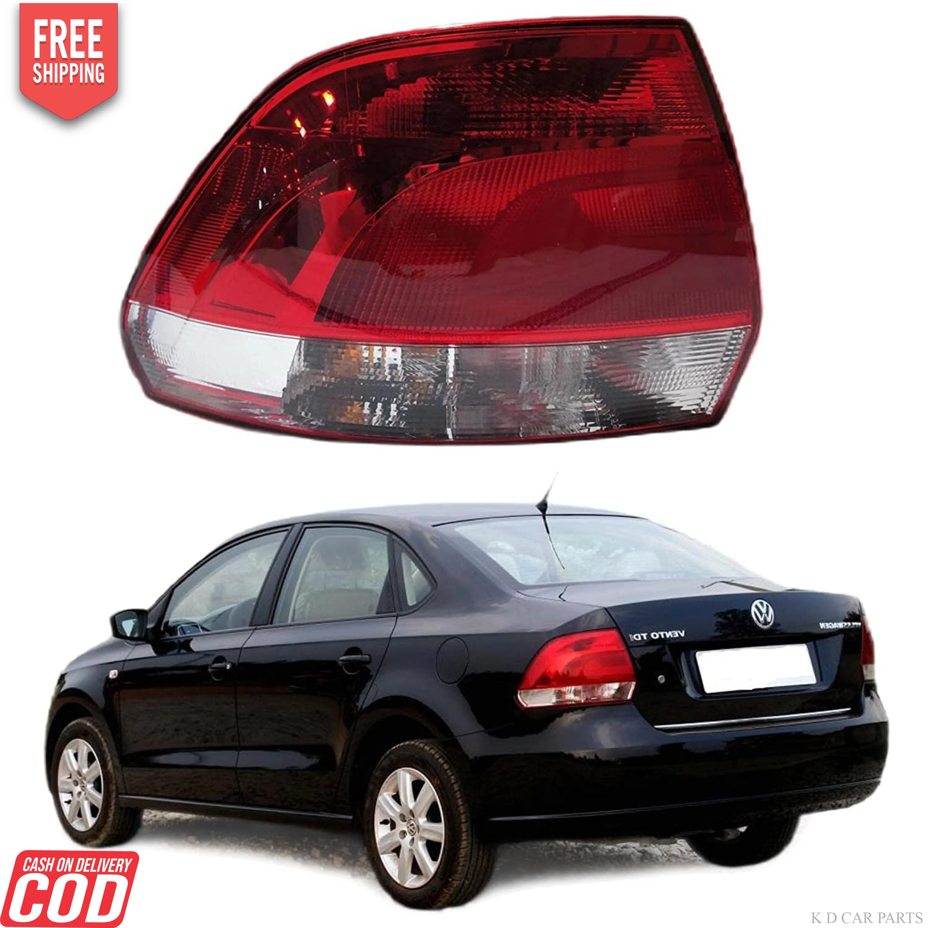 K D Taillight/Backlight for VW Vento 2010-2019 TYPE 1 - Image 4