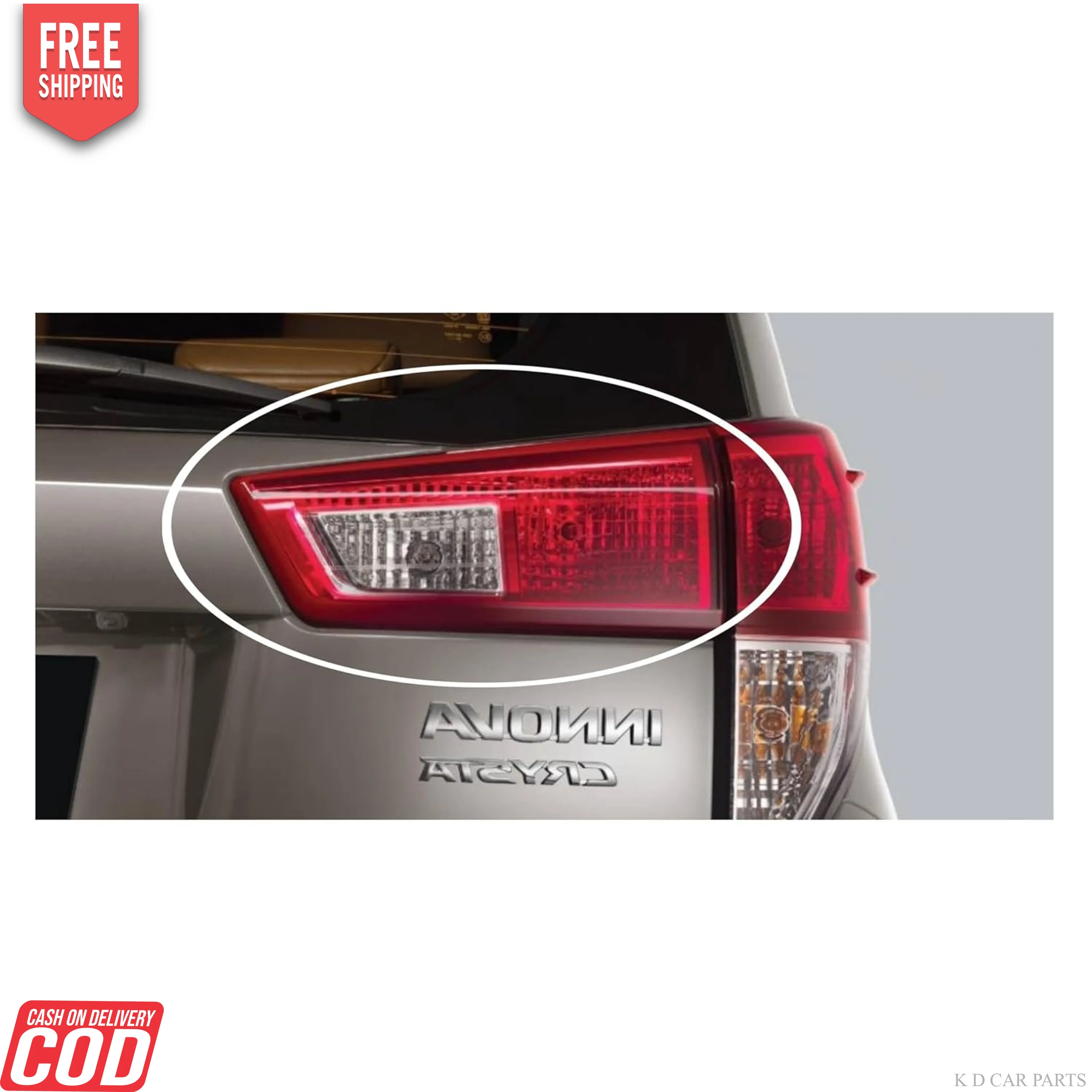 K D Taillight/Dicky light assembly For Toyota Innova CRYSTA 2016-Present - Image 4