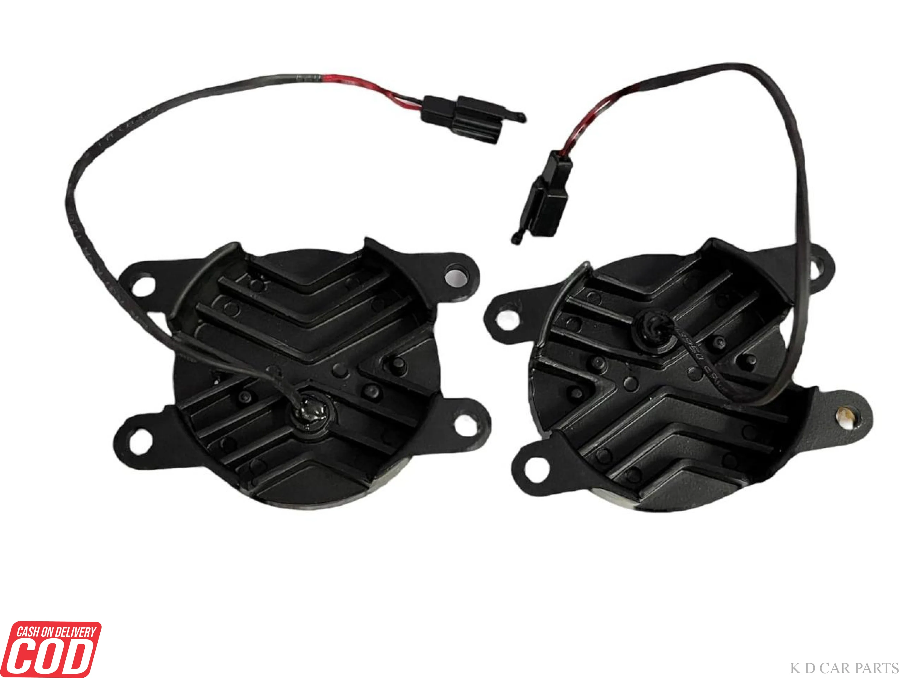 K D Universal Super Bright White LED Fog Lamp | 6000K High-Intensity Beam | All-Weather Visibility | Waterproof, Plug & Play Fog Light for Cars & Bikes (PAIR) 3 INCH - Image 4