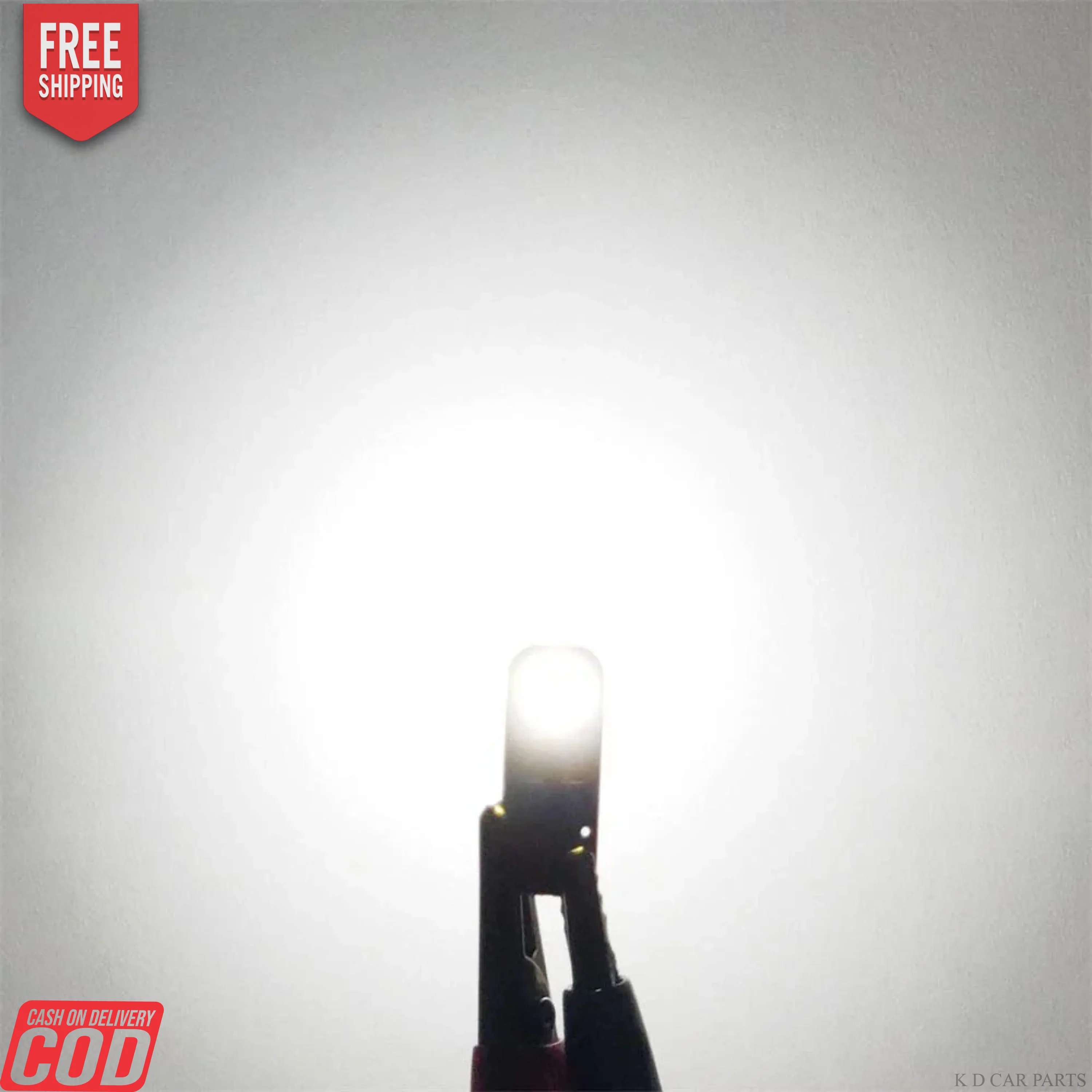 WHITE H1  LED HEADLIGHT BULB (HIGH QUALITY) PAIR - Image 5