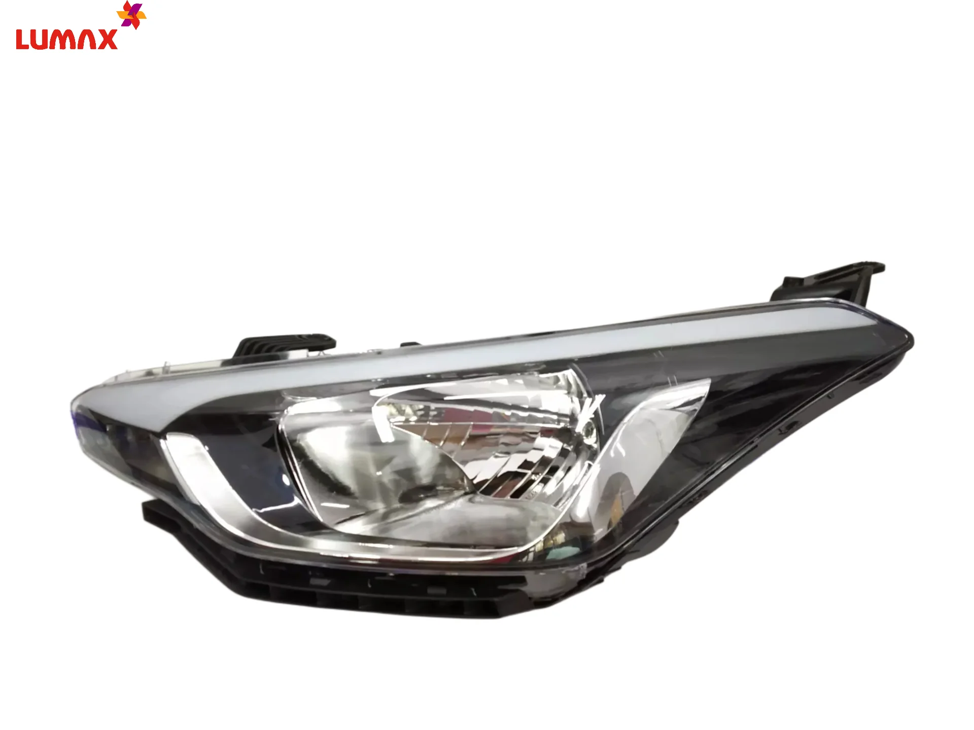 Lumax Headlight Assembly With Adjustable Motor For Hyundai I20 ELITE 2015-2020 - Image 2