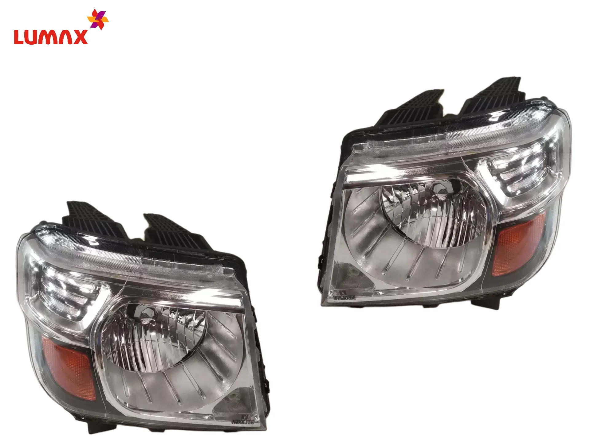 Lumax Headlight Assembly With Adjustable Motor For Mahindra Bolero Pickup 2022-NOW - Image 3