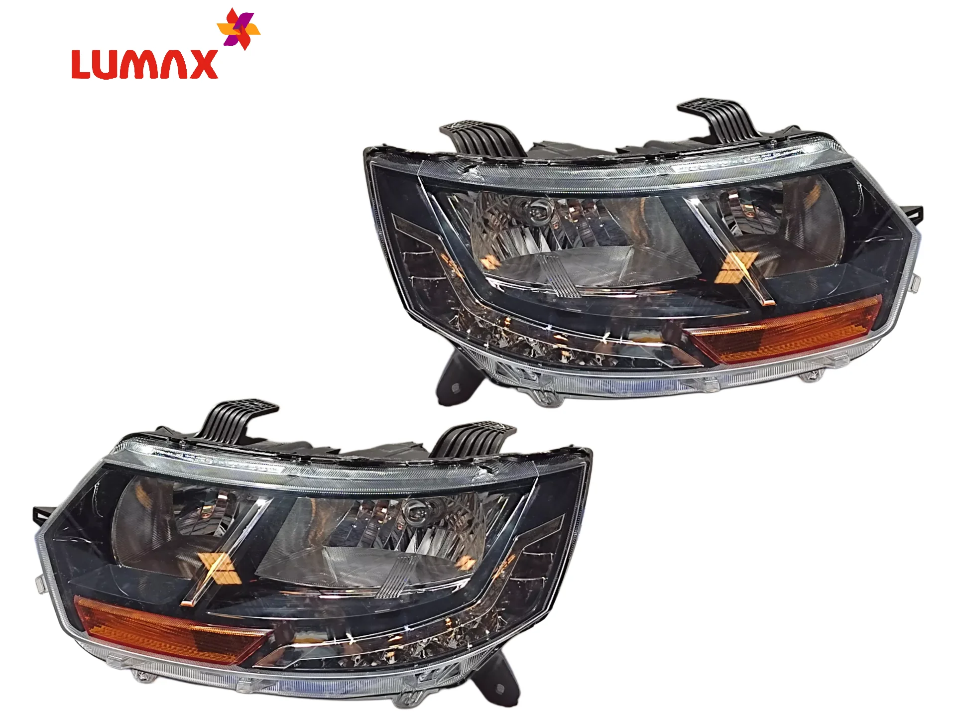 Lumax Headlight Assembly With Adjustable Motor For Mahindra KUV 100 T1/T2 With DRL 2017-2023 - Image 3