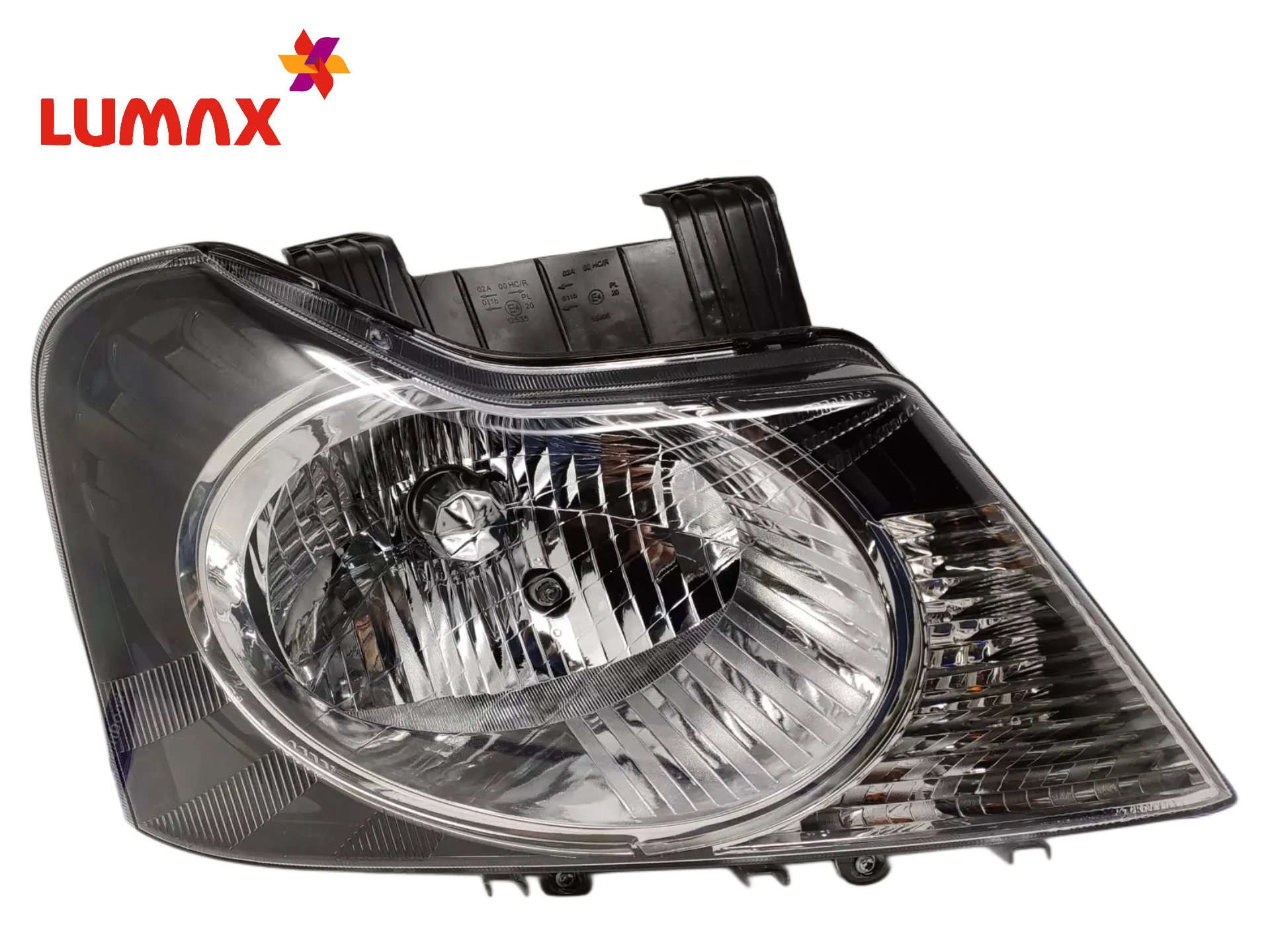 Lumax Headlight Assembly With Adjustable Motor For Mahindra Quanto 2012-2016