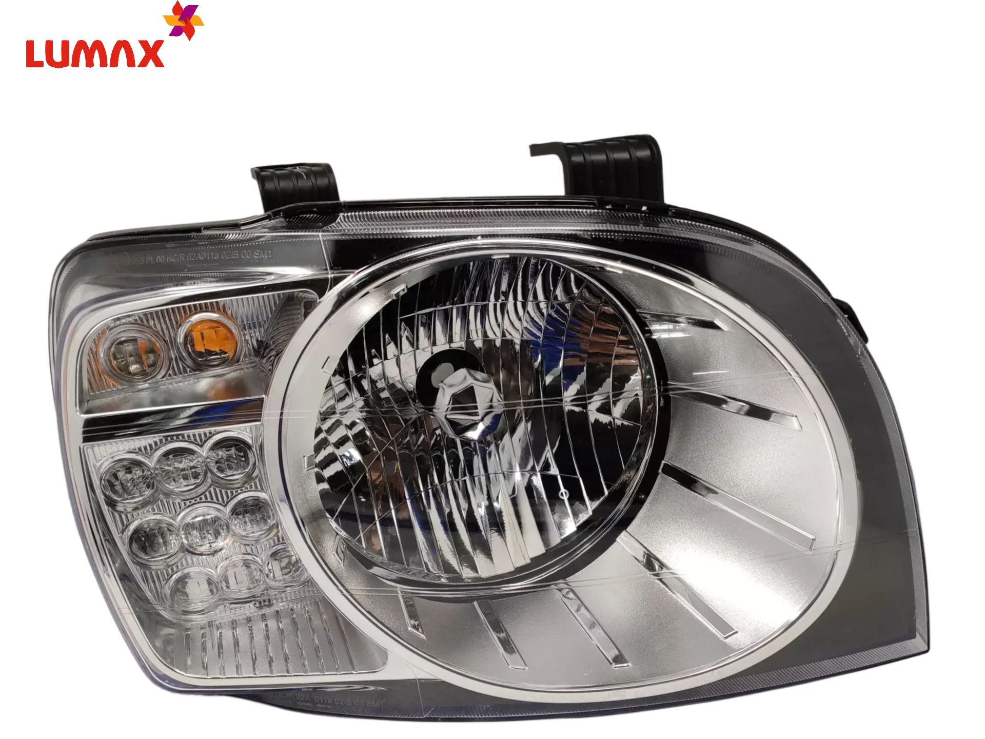 Lumax Headlight Assembly With Adjustable Motor For Mahindra Scorpio 2008-2014