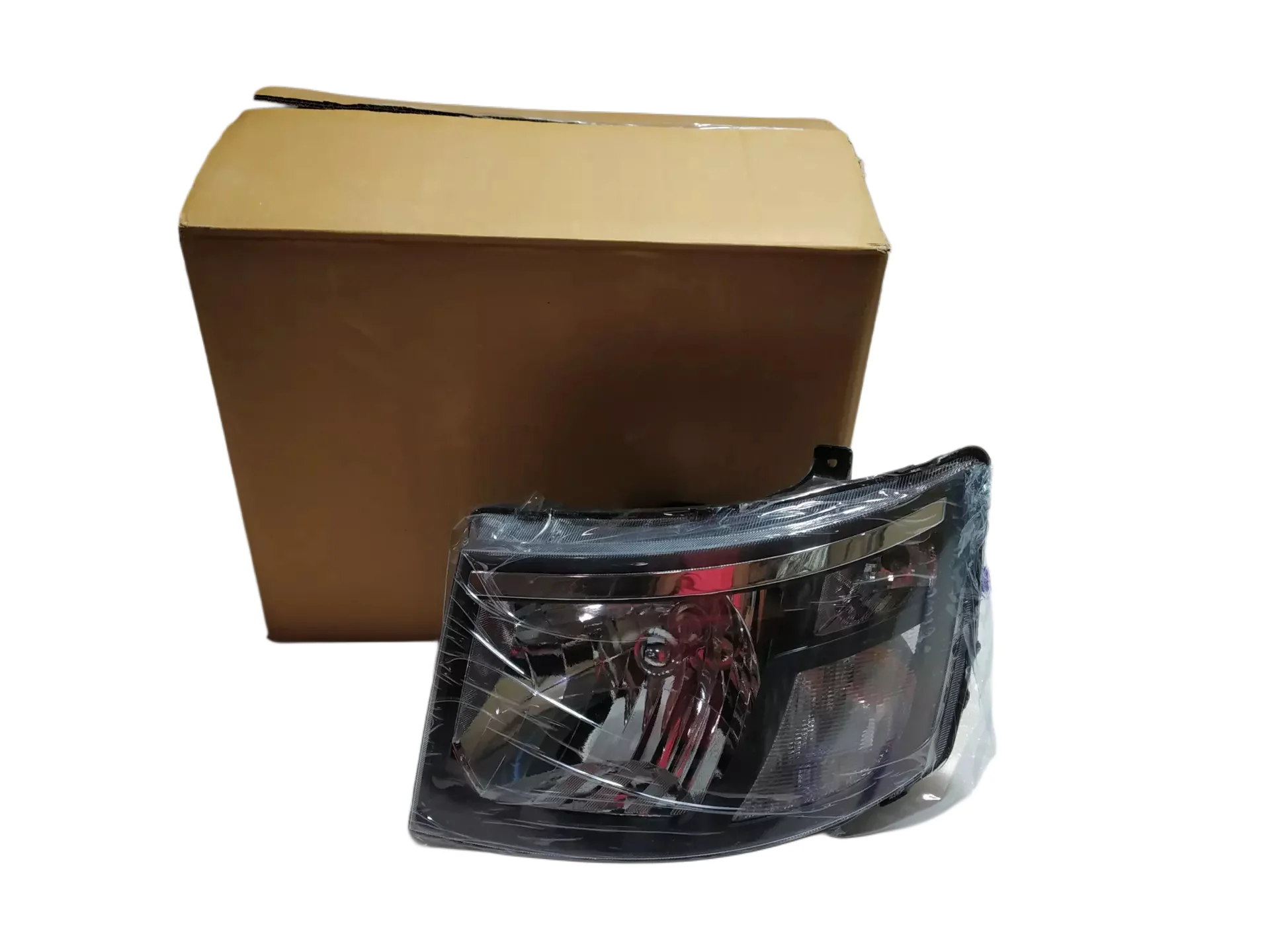Lumax Headlight Assembly With Adjustable Motor For Mahindra Supro Black 2015-NOW - Image 4