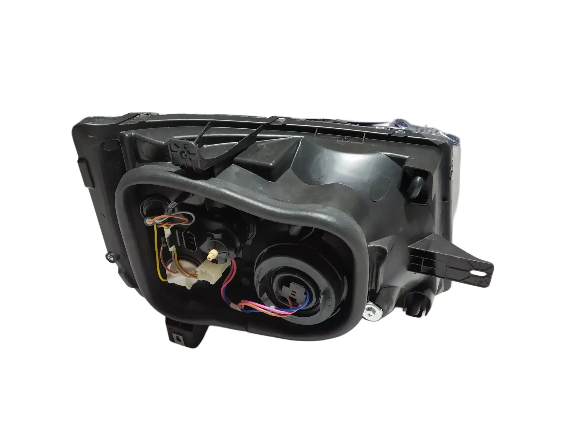 Lumax Headlight Assembly With Adjustable Motor For Mahindra Supro Black 2015-NOW - Image 6
