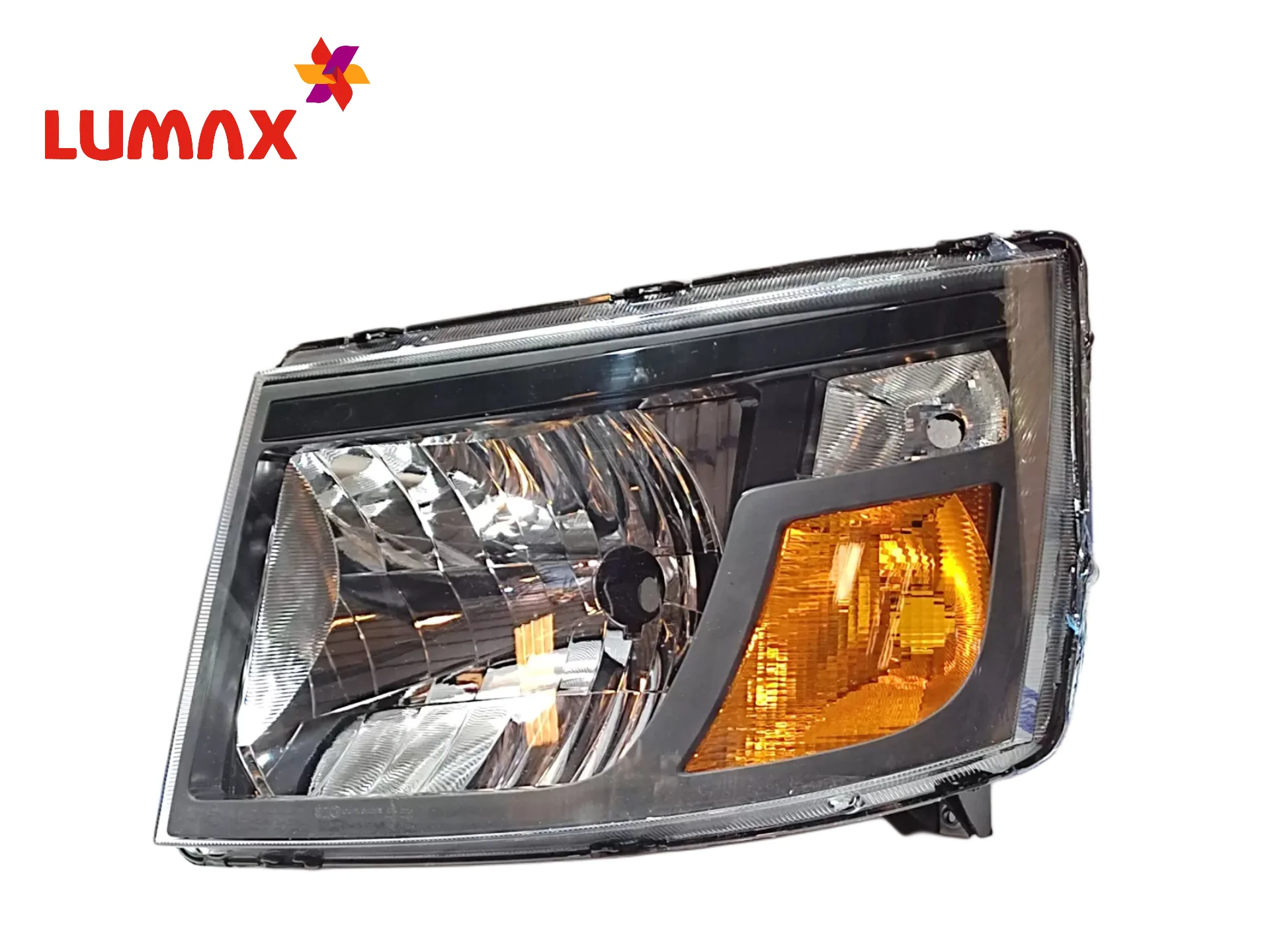 Lumax Headlight Assembly With Adjustable Motor For Mahindra Supro Chrome 2015-NOW - Image 2