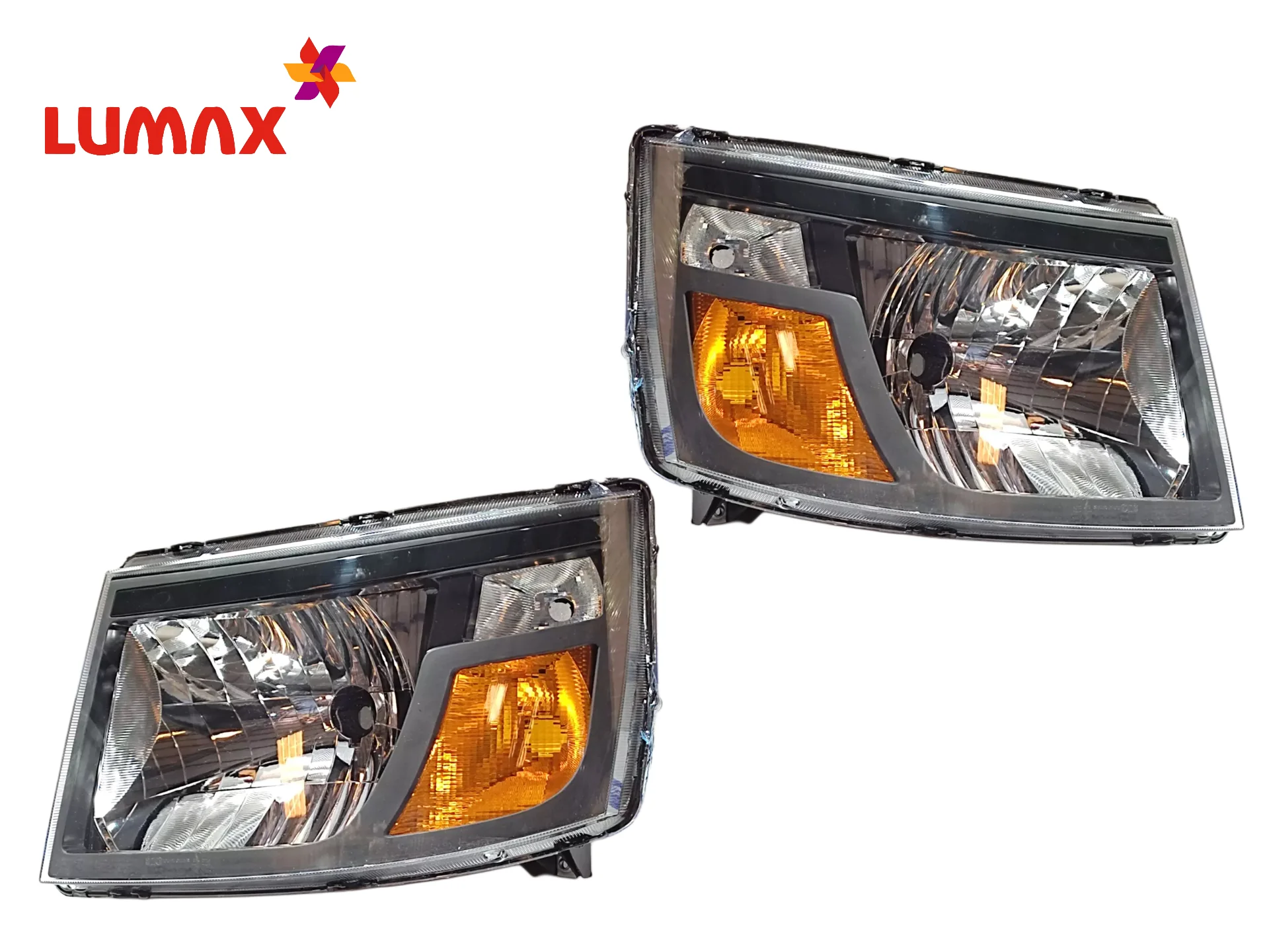 Lumax Headlight Assembly With Adjustable Motor For Mahindra Supro Chrome 2015-NOW - Image 3