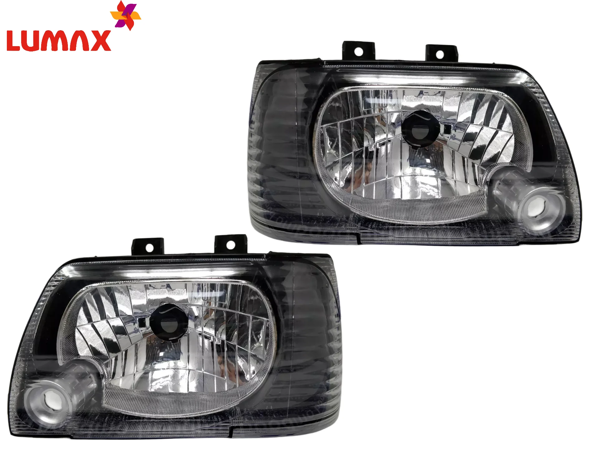 Lumax Headlight Assembly  For Maruti Suzuki  800 Black 2005-2014 - Image 3