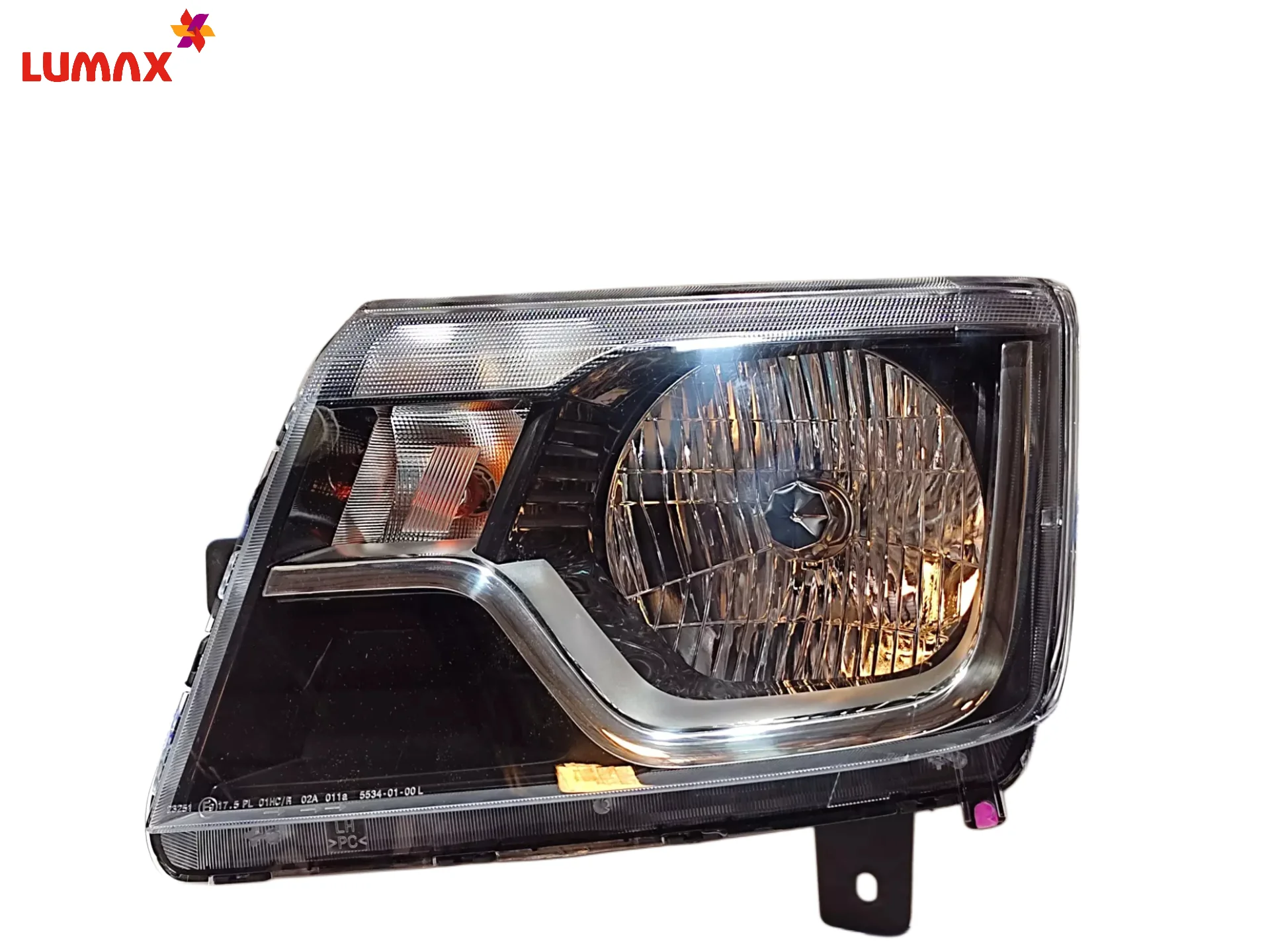 Lumax Headlight Assembly With Adjustable Motor For Mahindra Bolero 2019-2022 - Image 2