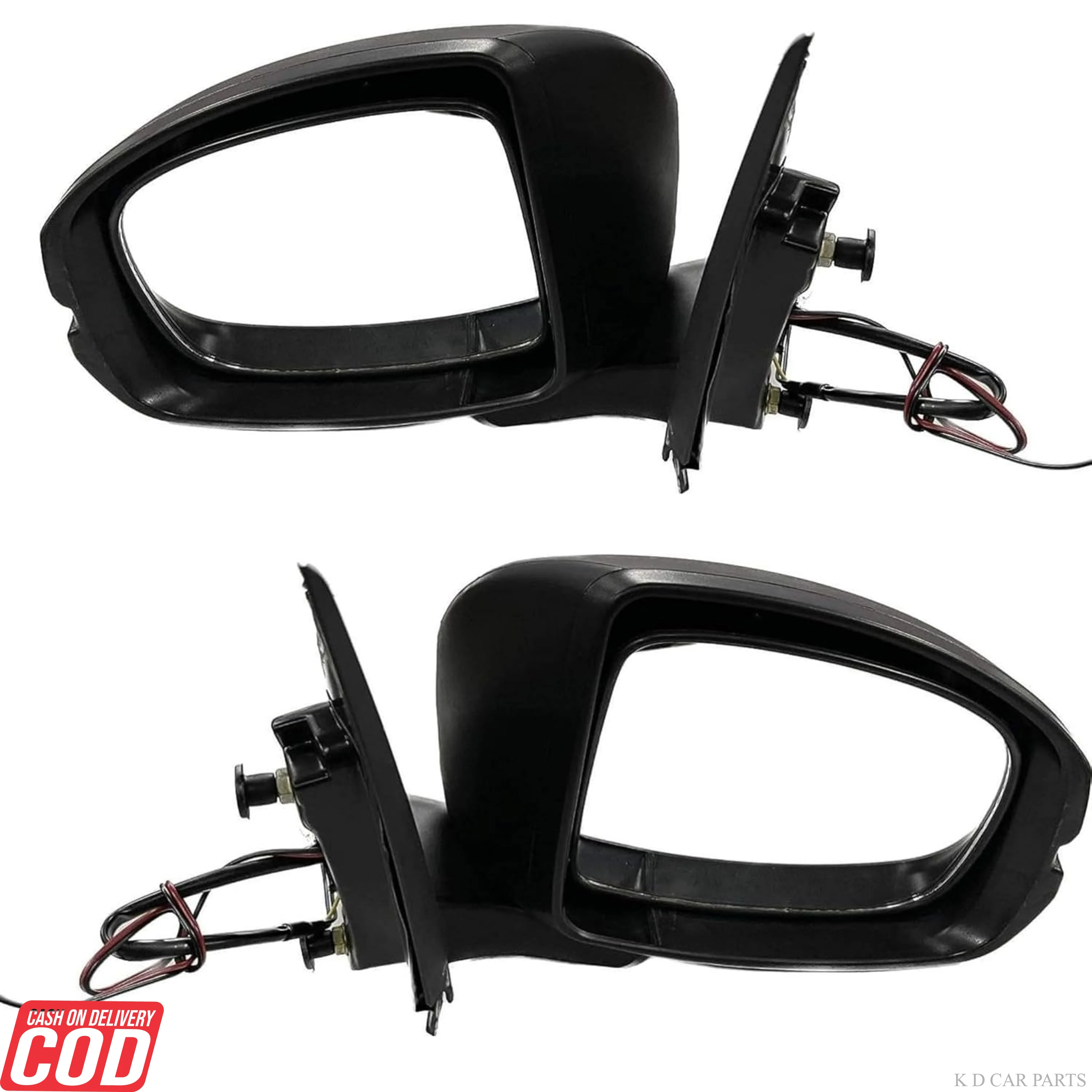7 WIRE Side/Door Mirror for Honda Amaze 2018-Onwards, Motor, Indicator, Automatic Fold Black WITH COUPLER - Image 11