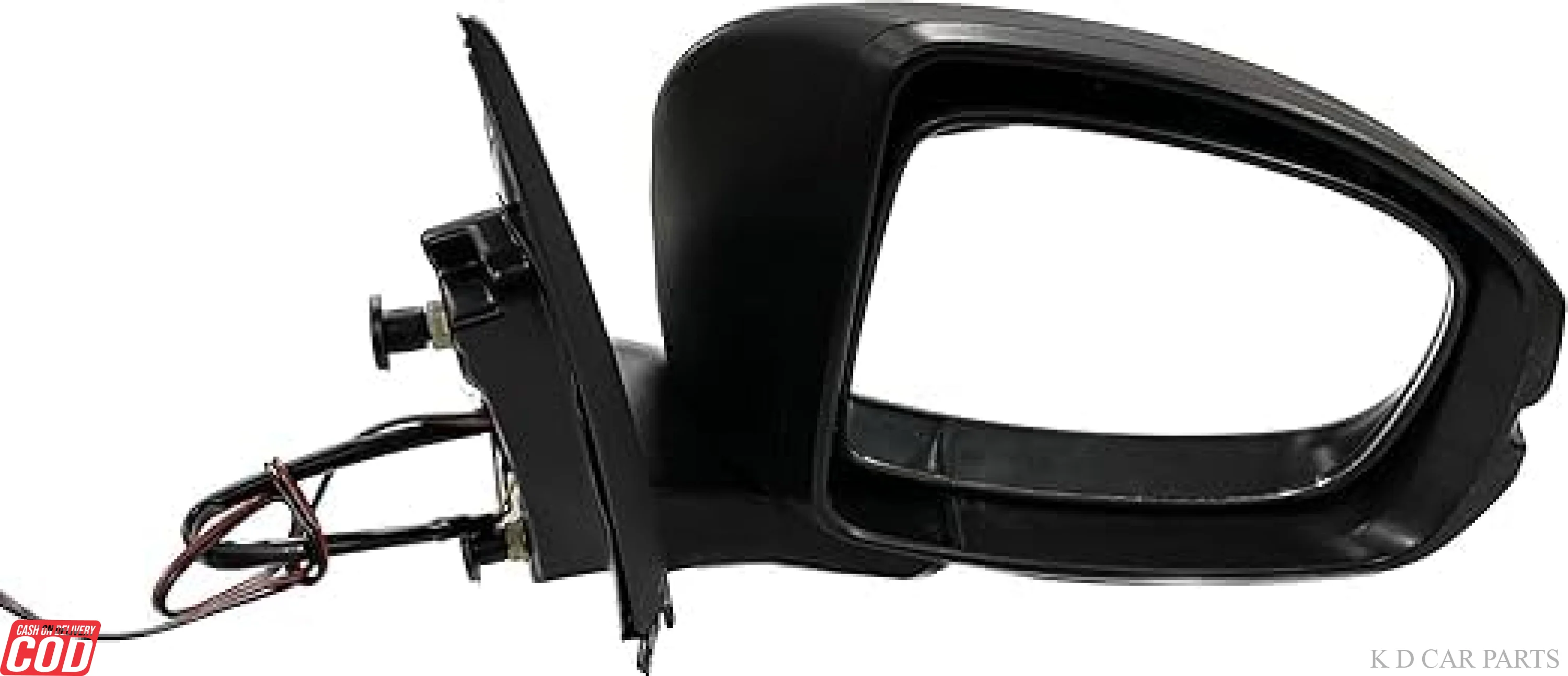 7 WIRE Side/Door Mirror for Honda Amaze 2018-Onwards, Motor, Indicator, Automatic Fold Black WITH COUPLER - Image 8