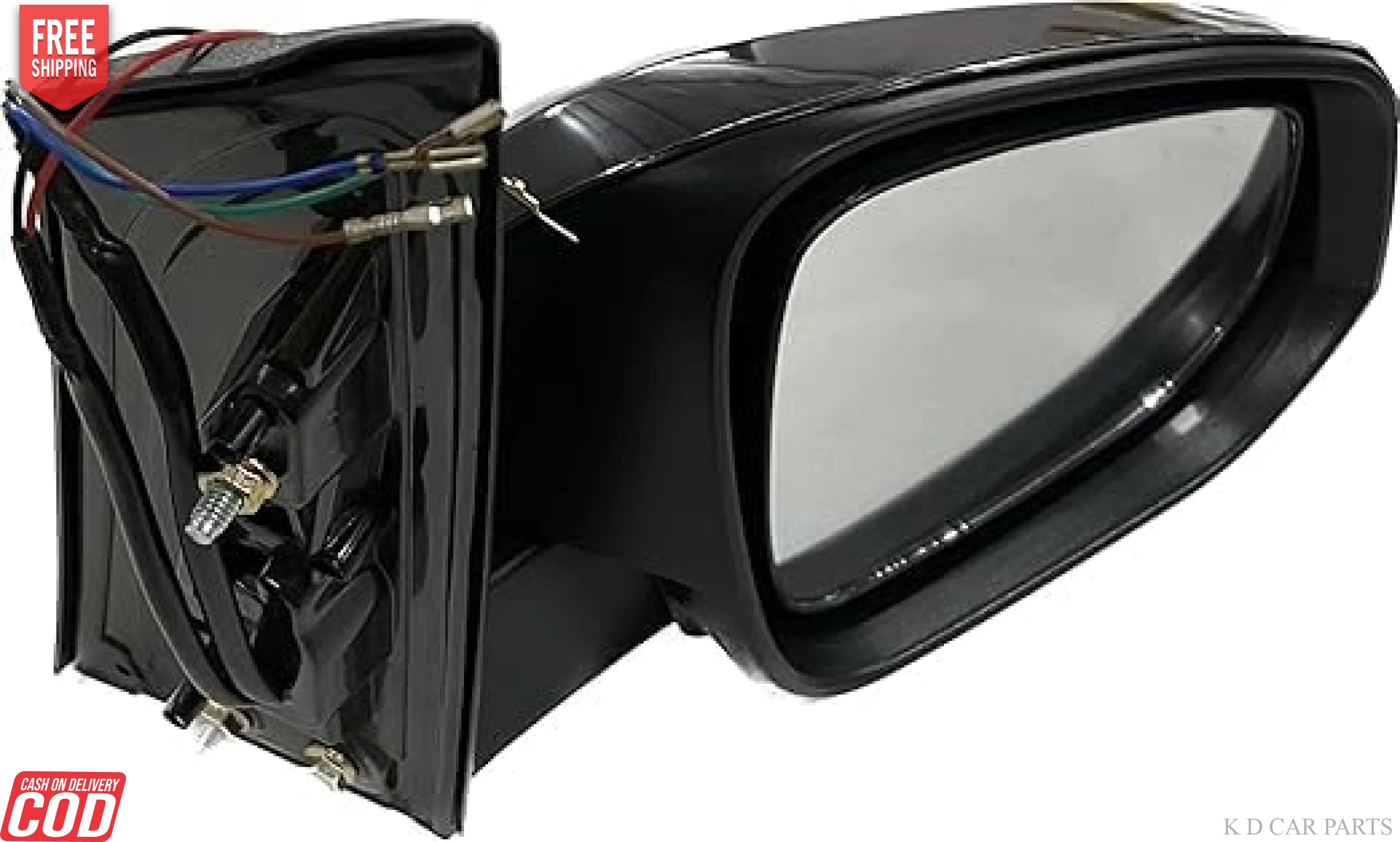 7 WIRE Side/Door Mirror for Innova Crysta, With Indicator, Motor, Automatic Fold WITH COUPLER - Image 7
