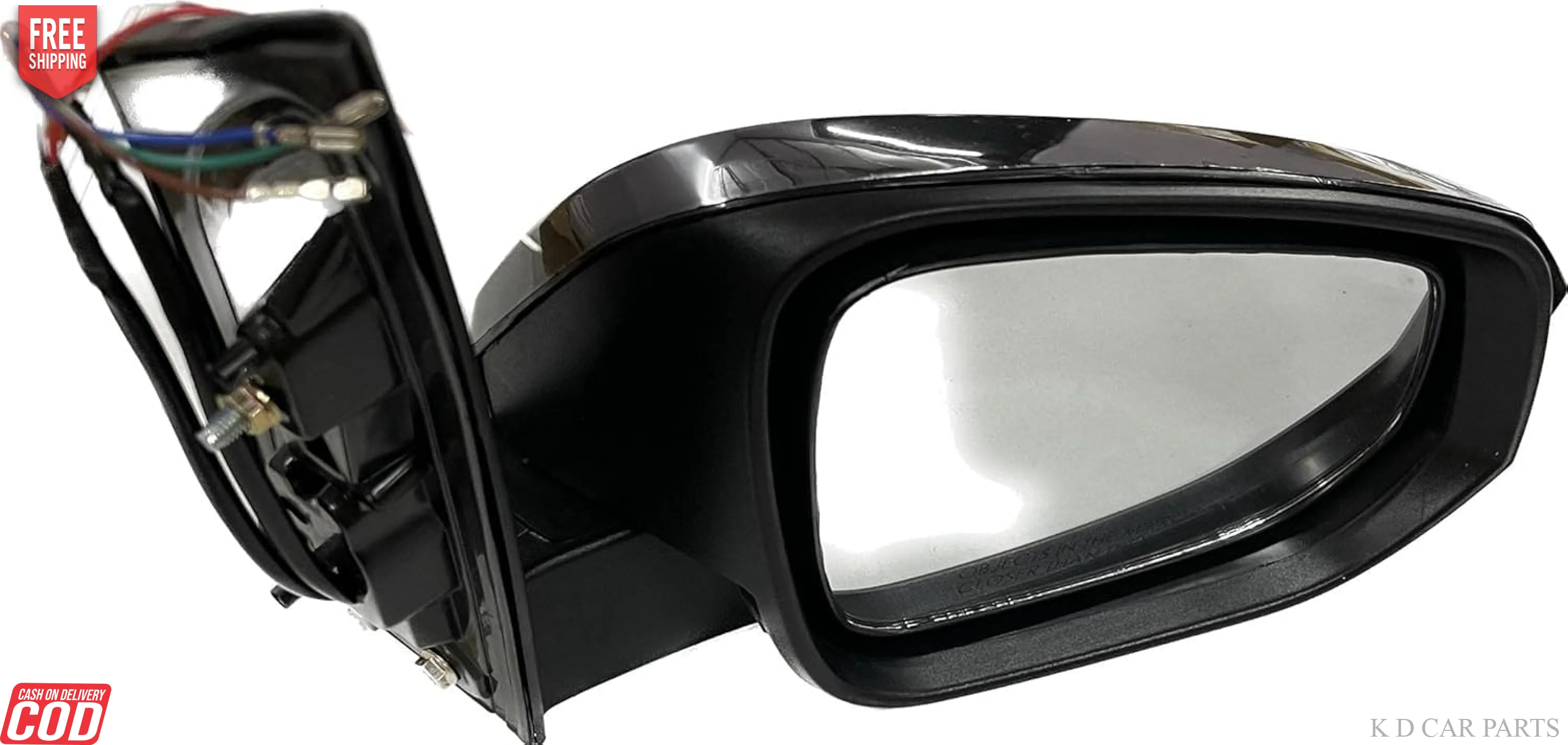 7 WIRE Side/Door Mirror for Innova Crysta, With Indicator, Motor, Automatic Fold WITH COUPLER - Image 8