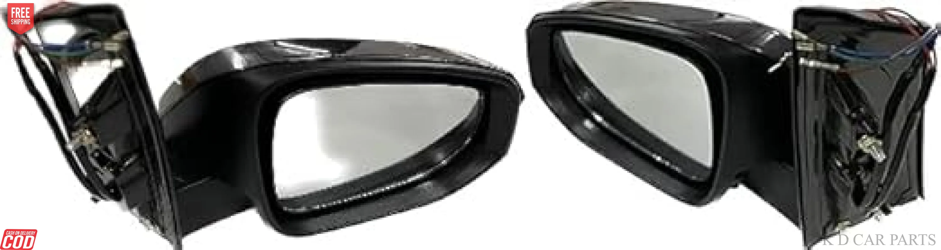7 WIRE Side/Door Mirror for Innova Crysta, With Indicator, Motor, Automatic Fold WITH COUPLER - Image 9