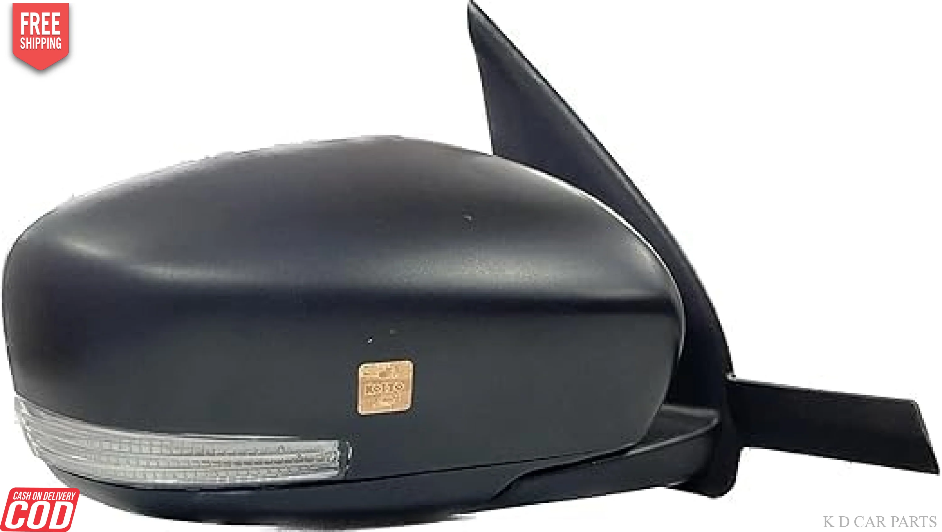 7 WIRE Side/Door Mirror for Maruti Swift 2018-Onwards Motor with Indicator & Coupler Black, Automatic Fold - Image 2