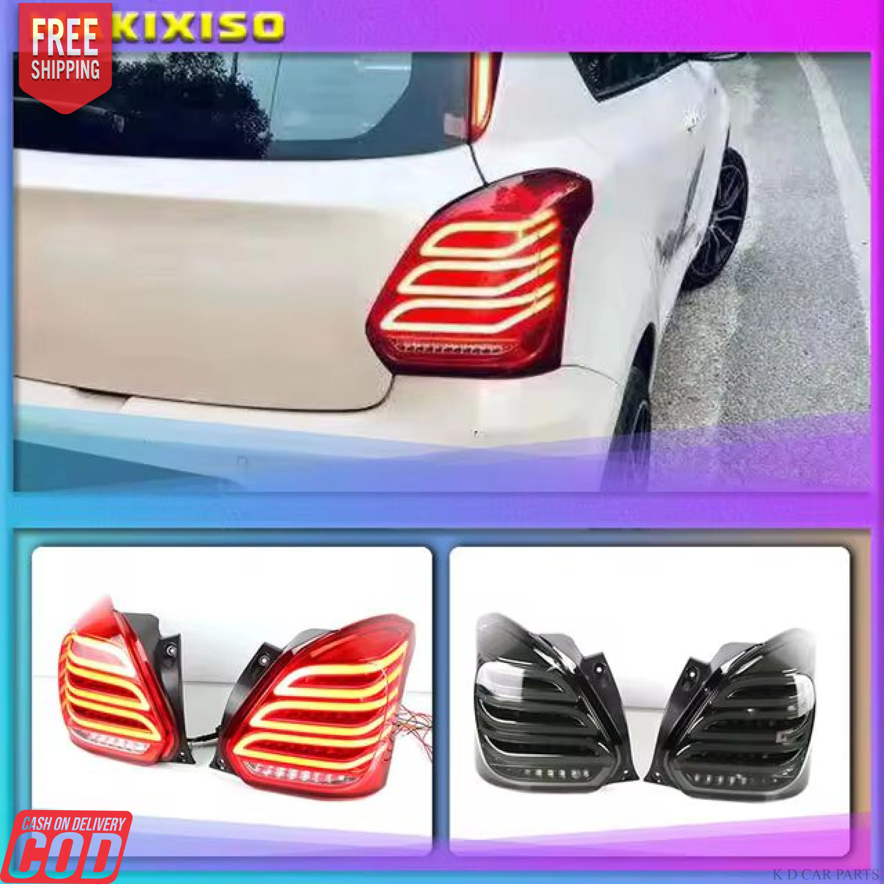 Taillight/Backlight for Maruti Suzuki Swift T4 2018 (PAIR) - Image 3